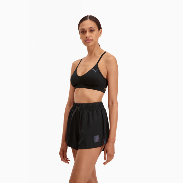 PUMA Swim High Waist Women's Shorts, black combo, large-MEX