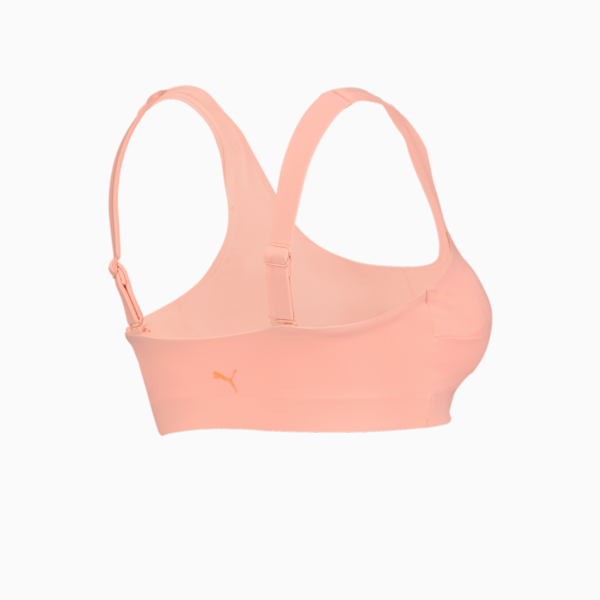 PUMA Swim Scoop Neck Women's Bikini Top, peach, large-ZAF
