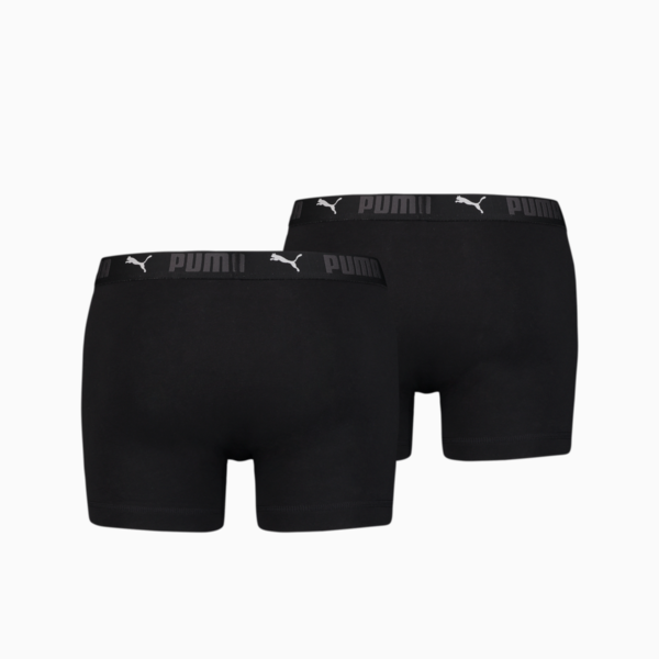 PUMA Sport Men's Cotton Boxers 2 Pack, black, large-MEX