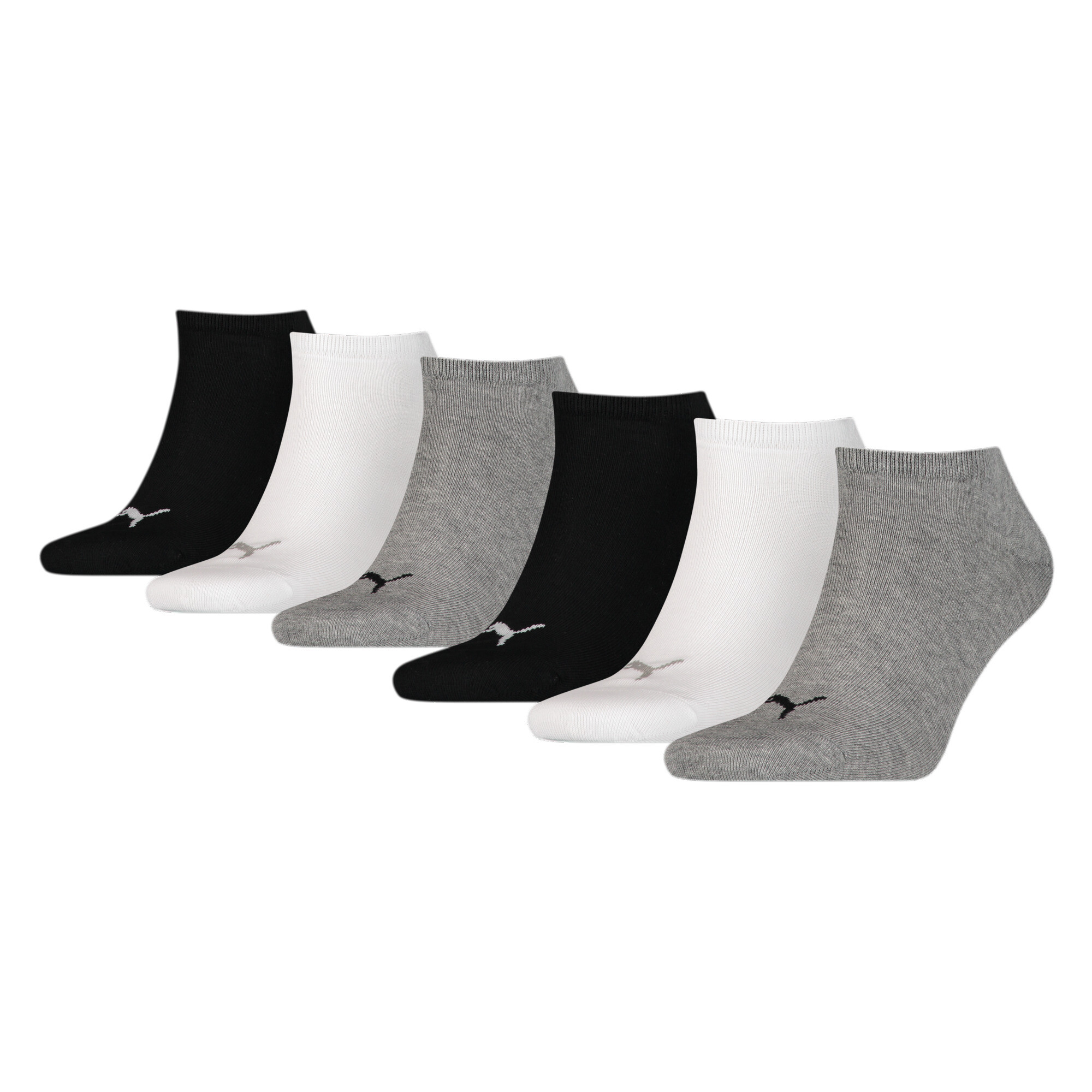 Licence Puma Sneaker-Socken (6er-Pack) Schuhe | Black/Grey | Größe: 35-38