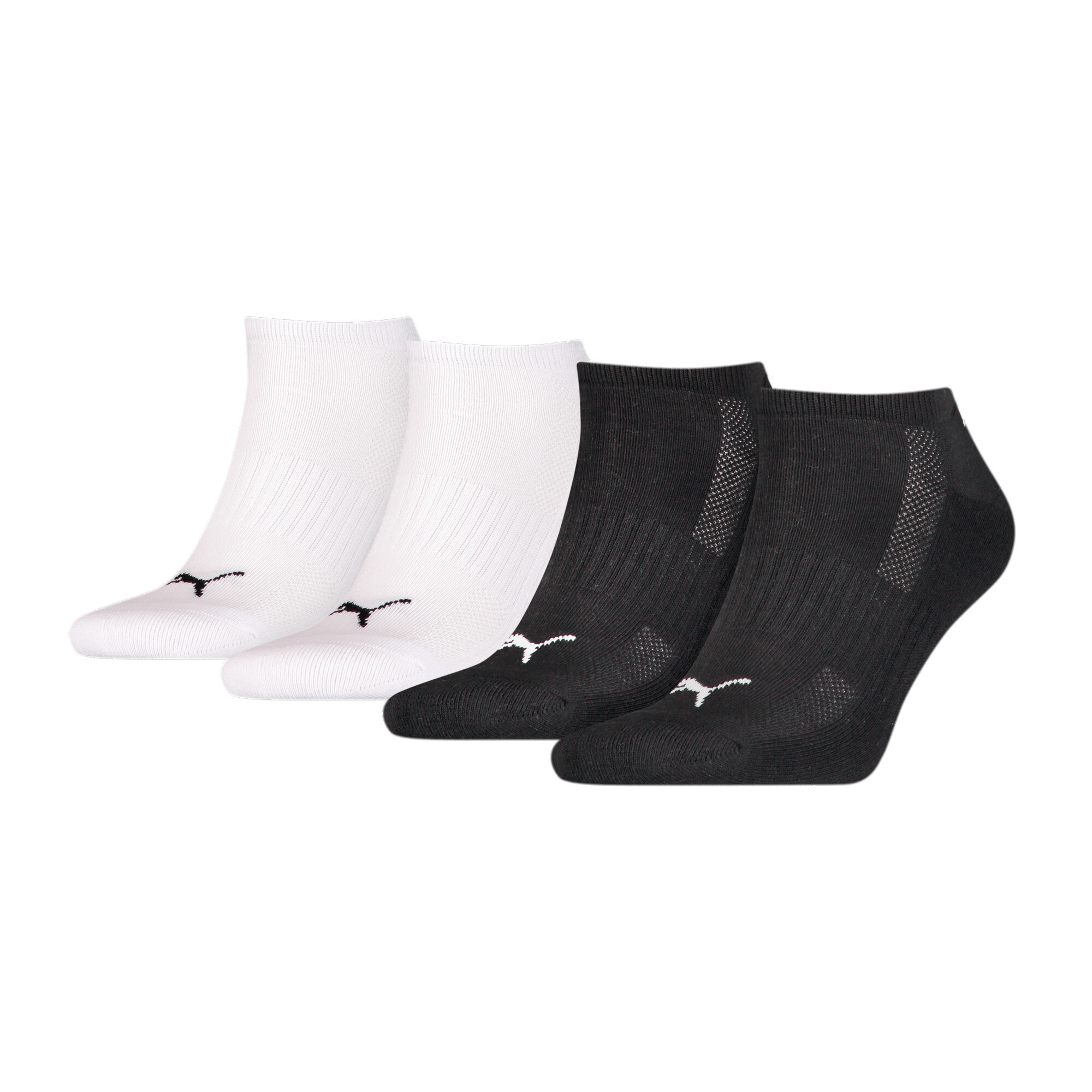 Licence Puma gepolsterte Sneaker-Socken im 4er-Pack Schuhe | Black/White | Größe: 39-42