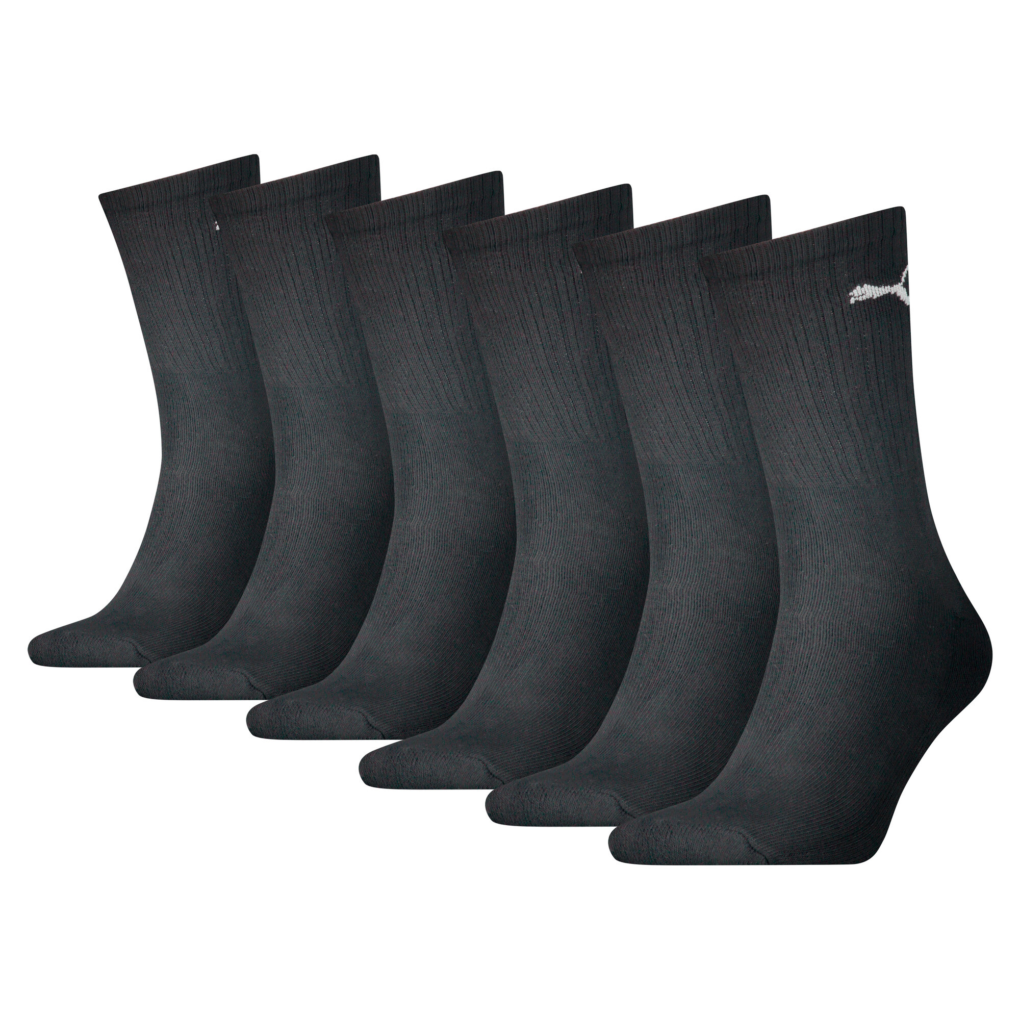 Licence Puma Crew-Socken (6er-Pack) | Black | Größe: 35-38