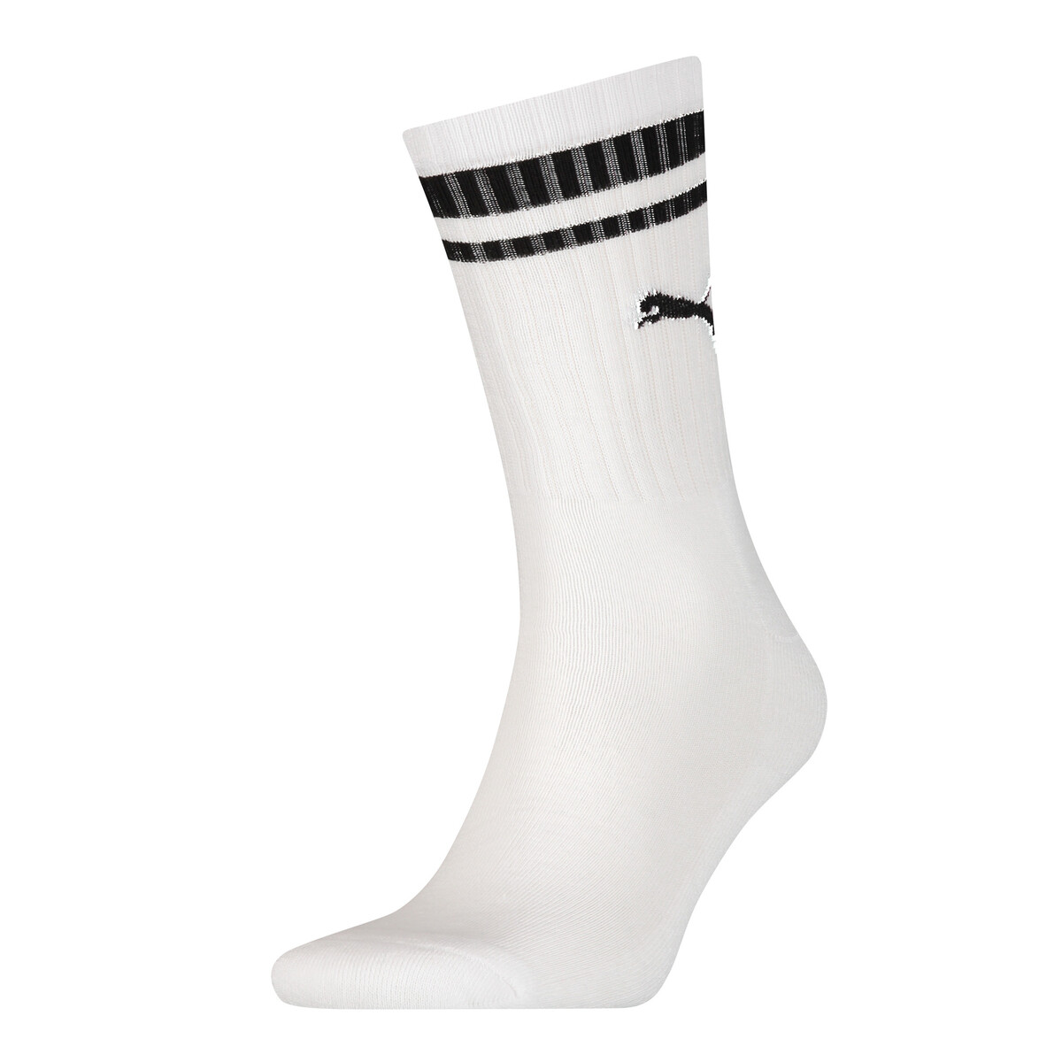 PUMA Unisex Classic Socks 1 pack in White, 6-8