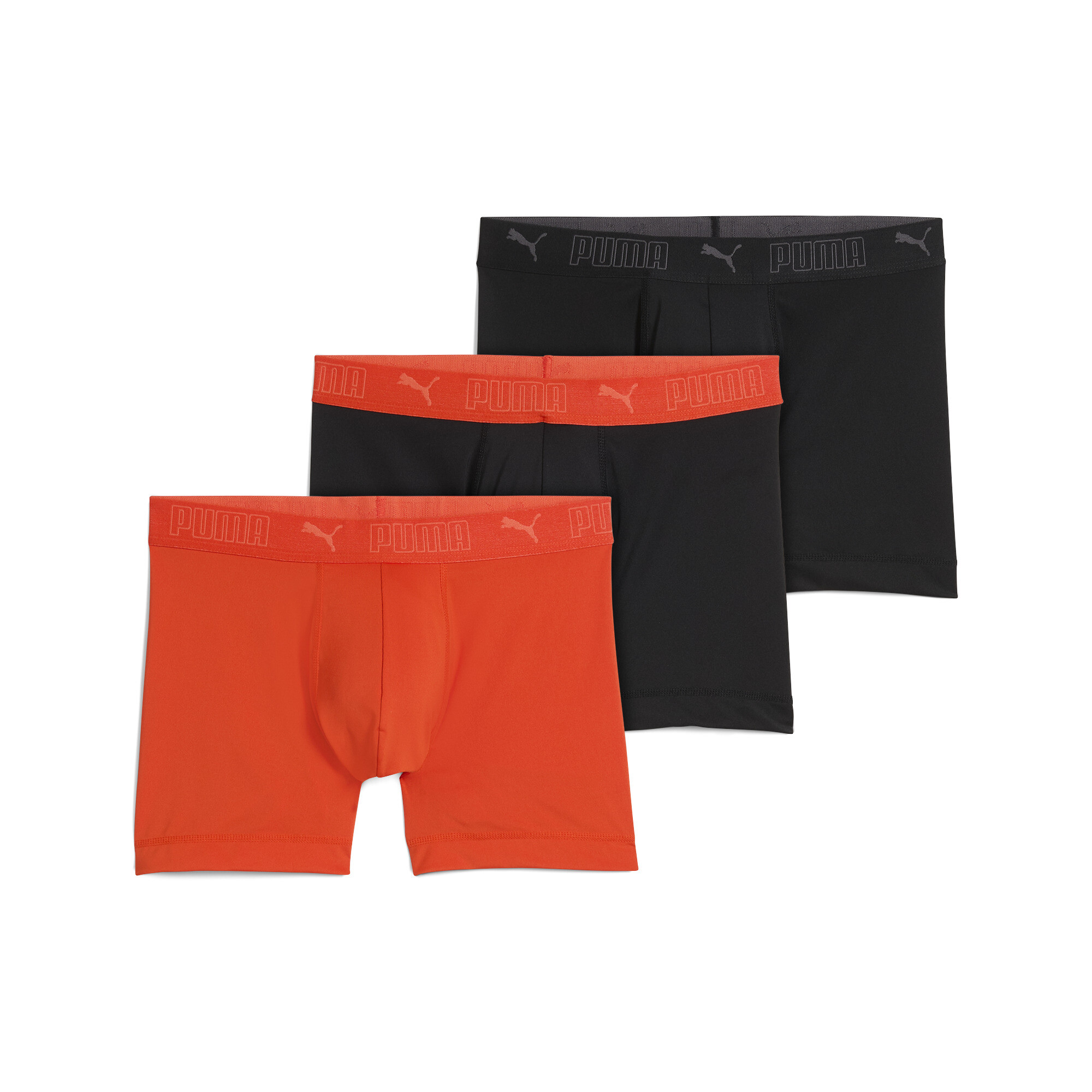 Licence Puma Sports Boxershorts aus Mikrofaser Herren | Red/Black | Größe: 4