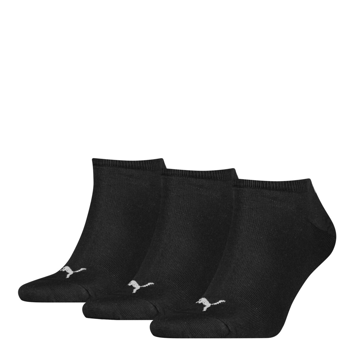PUMA UNISEX SNEAKER SOCKS 3P in Black, 2.5-5
