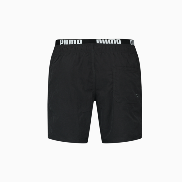 PUMA Swim Men's Utility Mid-Length Short, black, large-MEX