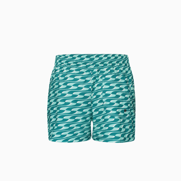 PUMA Swim Men's Formstrip Short Shorts, green combo, large-MEX