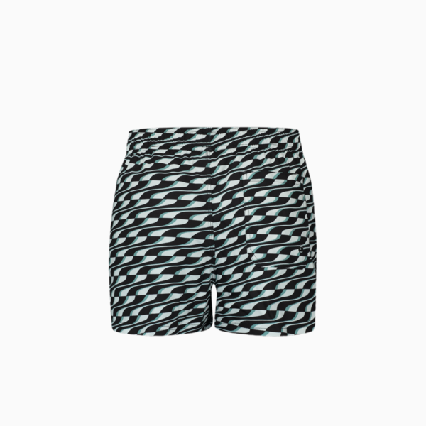 PUMA Swim Men's Formstrip Short Shorts, black / white, large-MEX