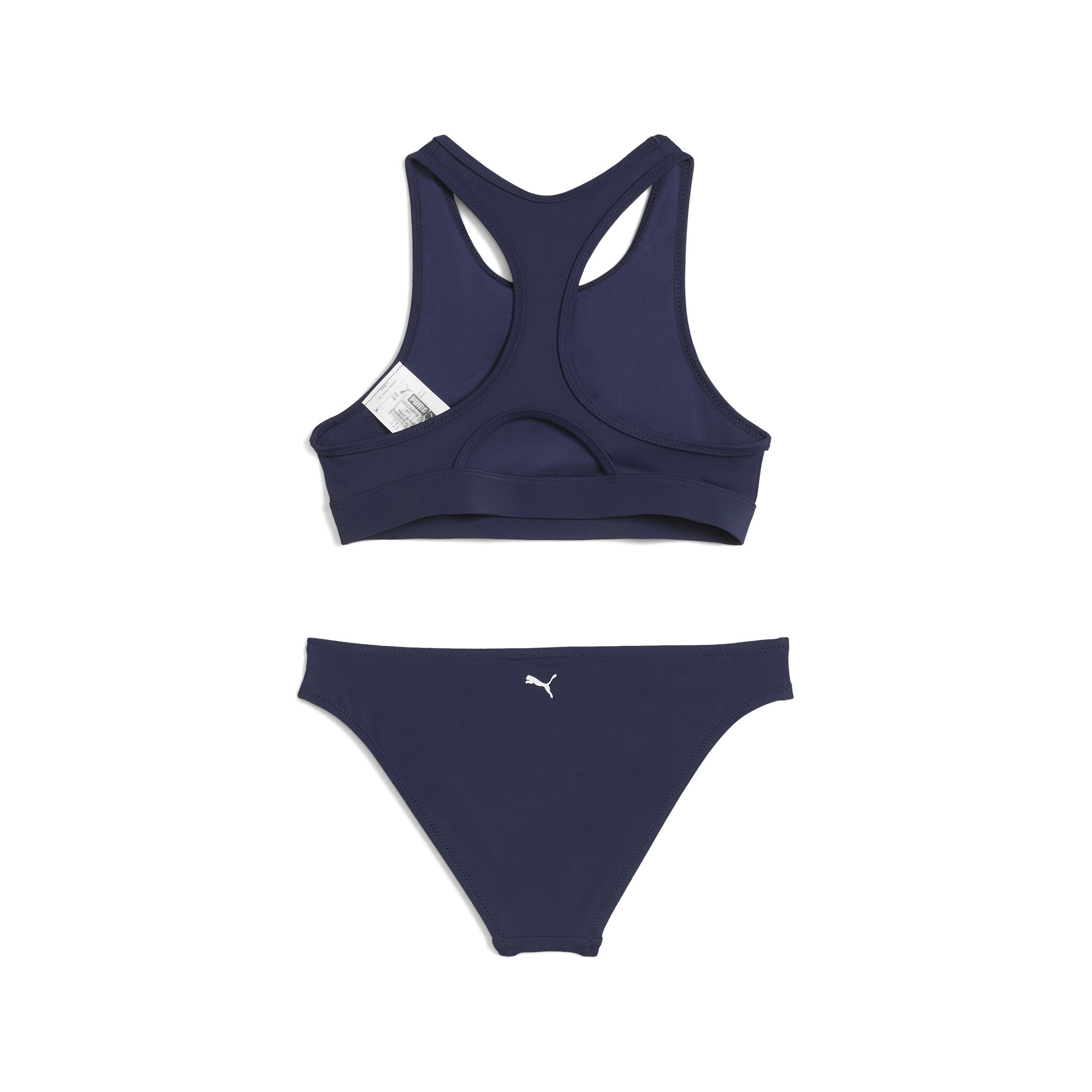 PUMA Racerback bikini voor Dames, Blauw, Maat 6 Y thumbnail 2