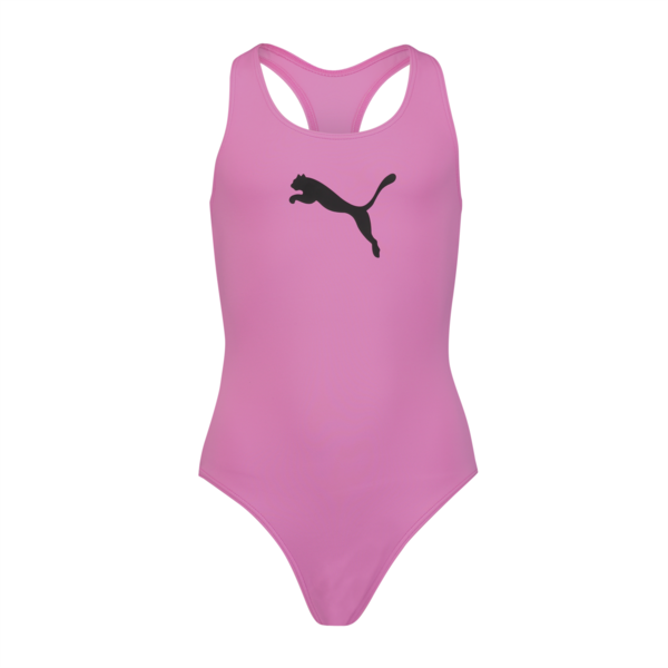 PUMA SWIM WOMEN SWIMSUIT 1P, Pink Icing, large-MEX