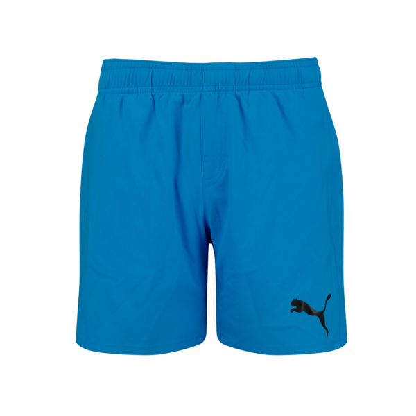 PUMA Swim Men's Printed Mid-Length Short, bright blue, large-MEX