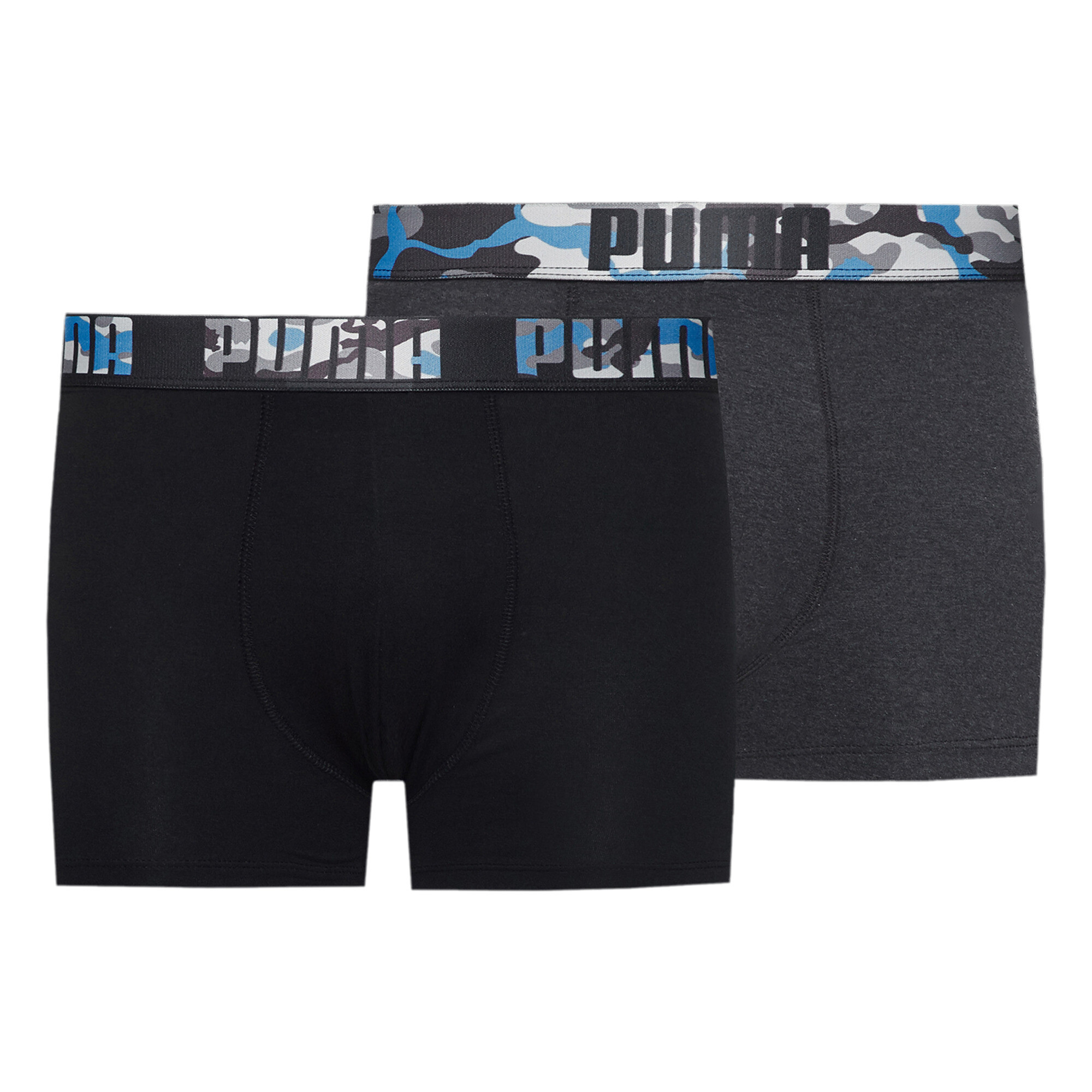 PUMA Men's Loose Fit Jersey Boxer 2 Pack