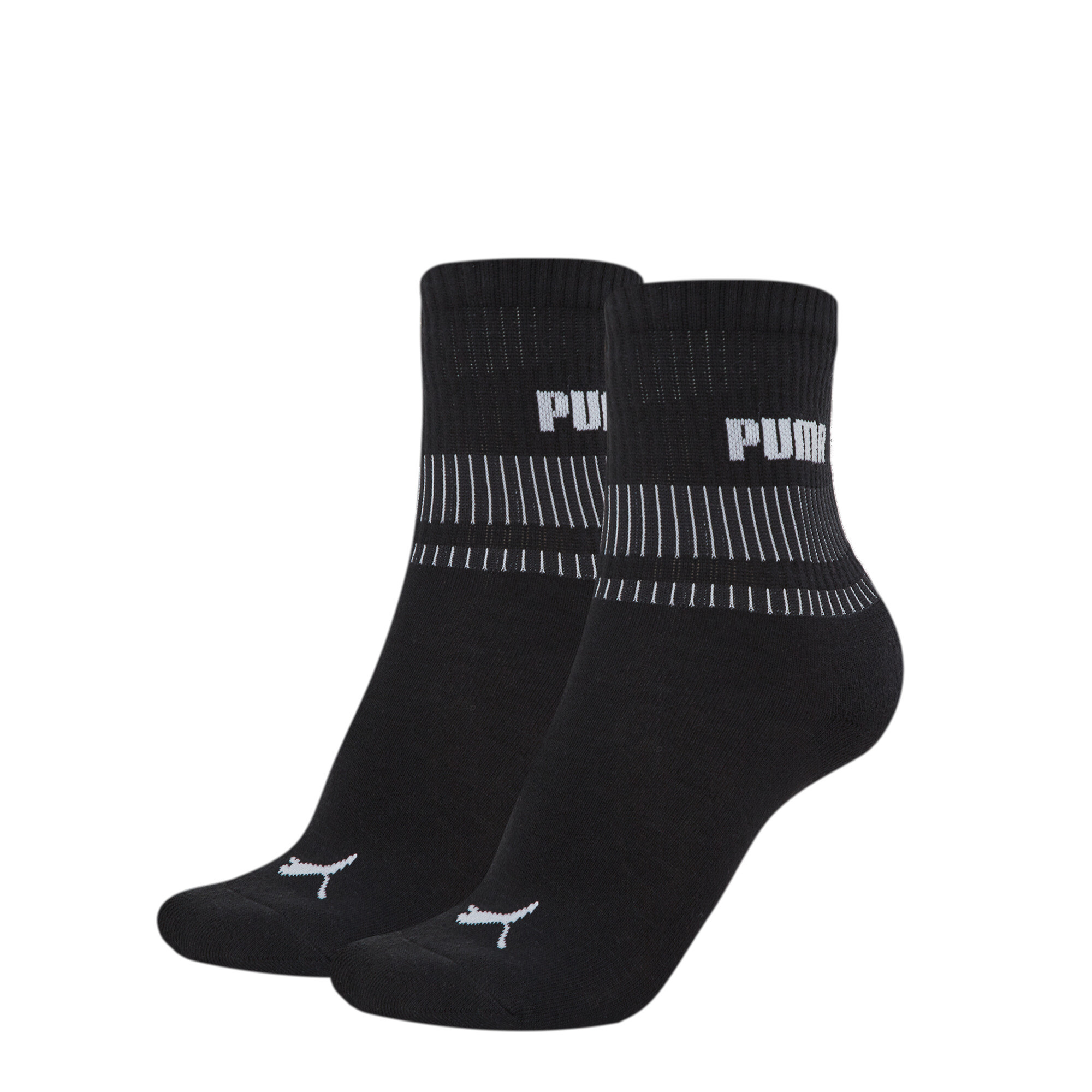 PUMA Sport Cushioned Quarter Socks 2 Pack