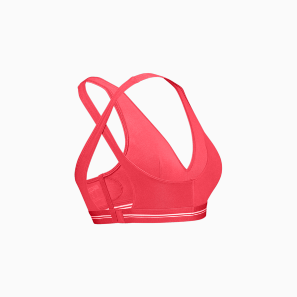 Women's Cross Back Padded Top, hibiscus, large-ZAF