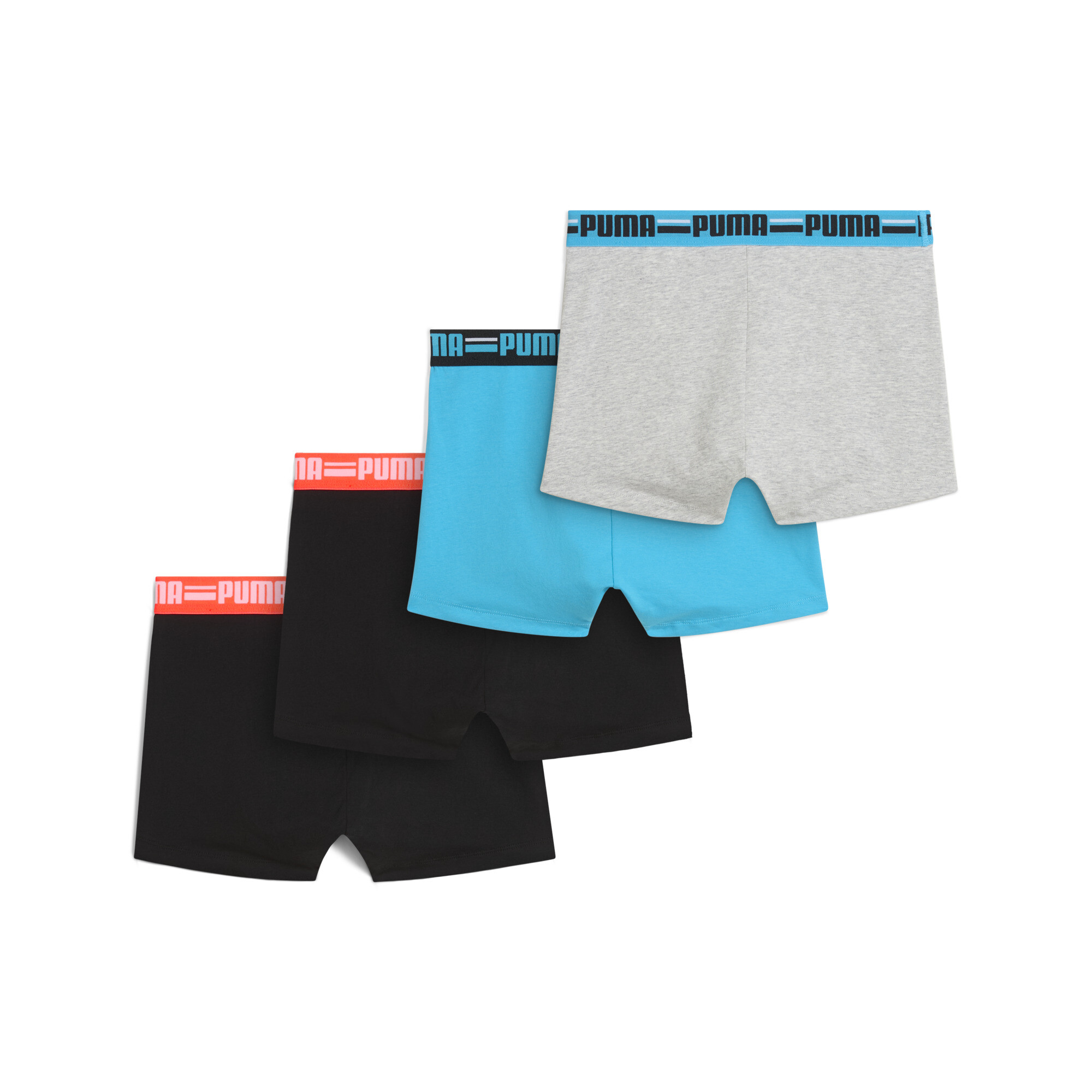 PUMA Boxers voor Heren, Blauw/Rood, Maat 2 thumbnail 2