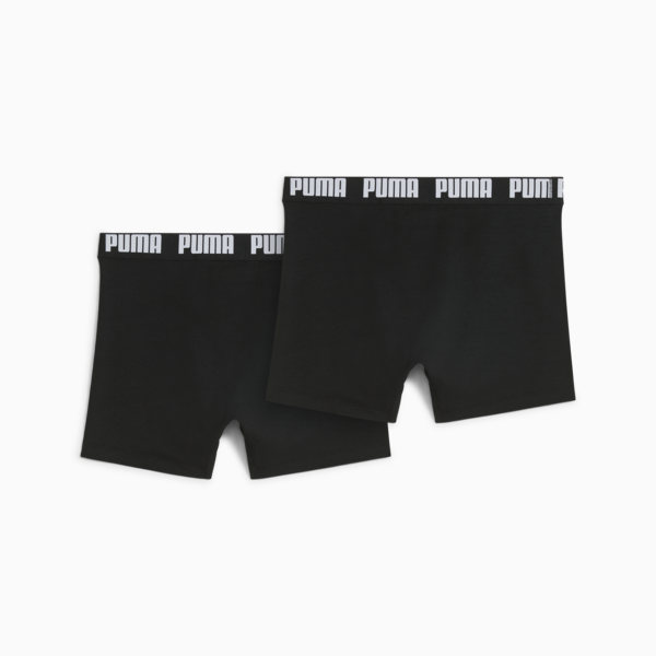 PUMA Men's Boxer Briefs 2 pack, black / black, large-MEX