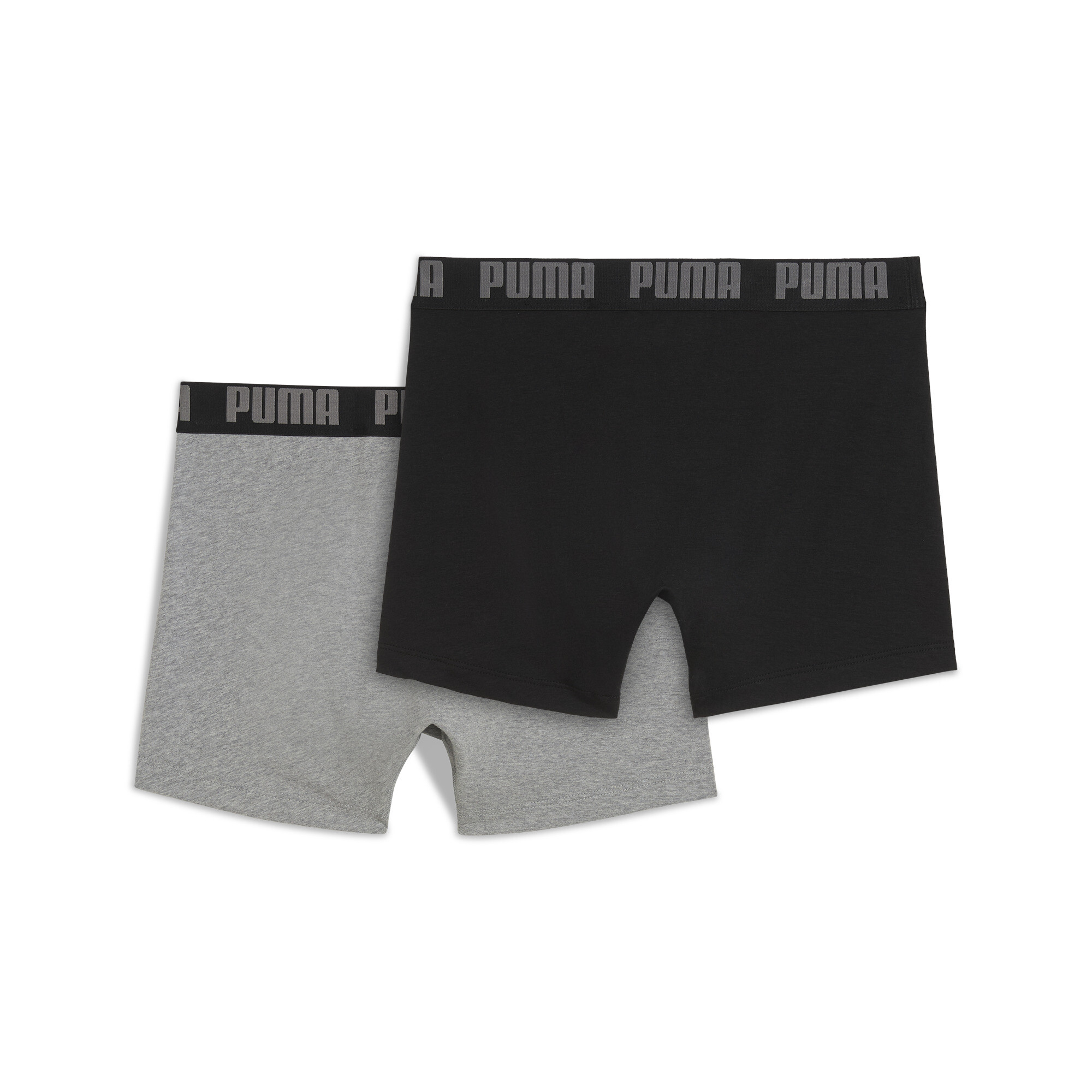 Men's Puma's Boxer Briefs 2 Pack, Gray, Size 5, Clothing