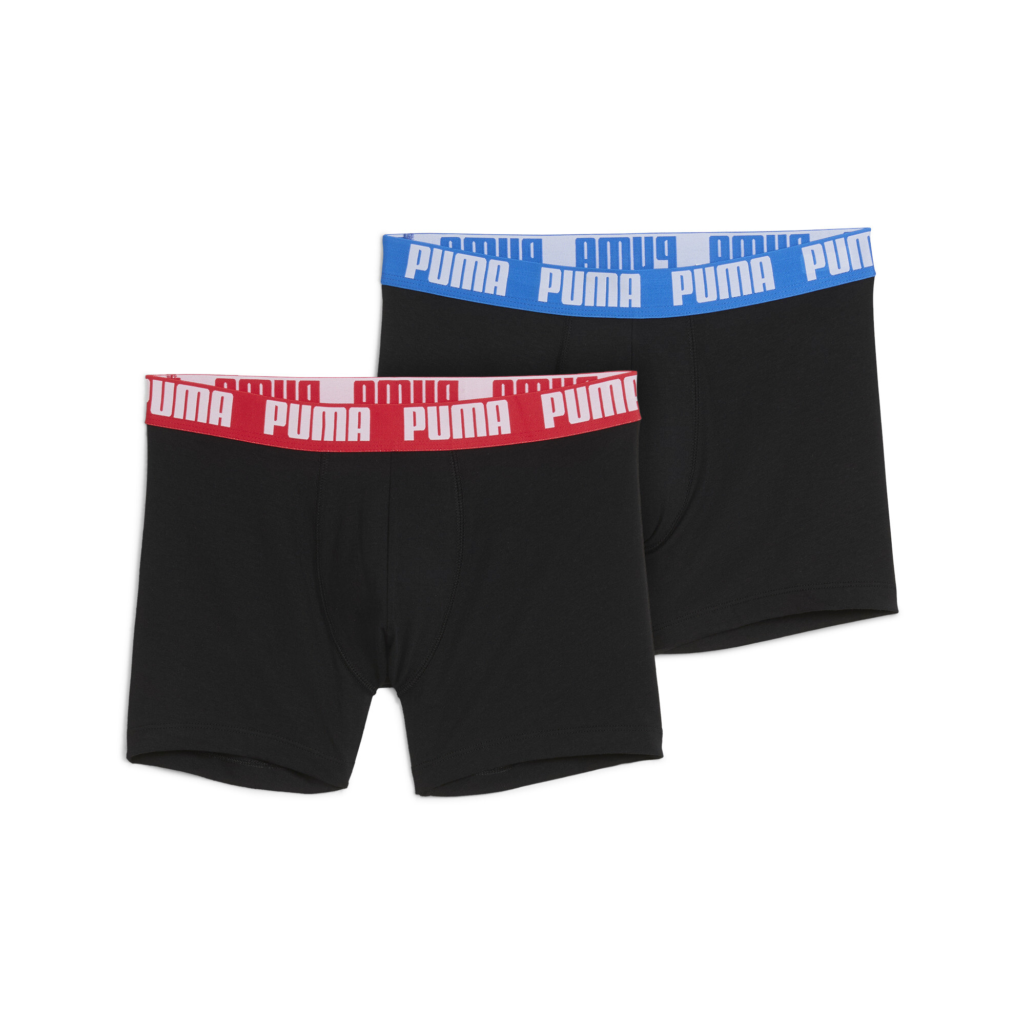 Licence Puma Boxershorts 2er-Pack Herren | Black/Blue/Red | Größe: 3