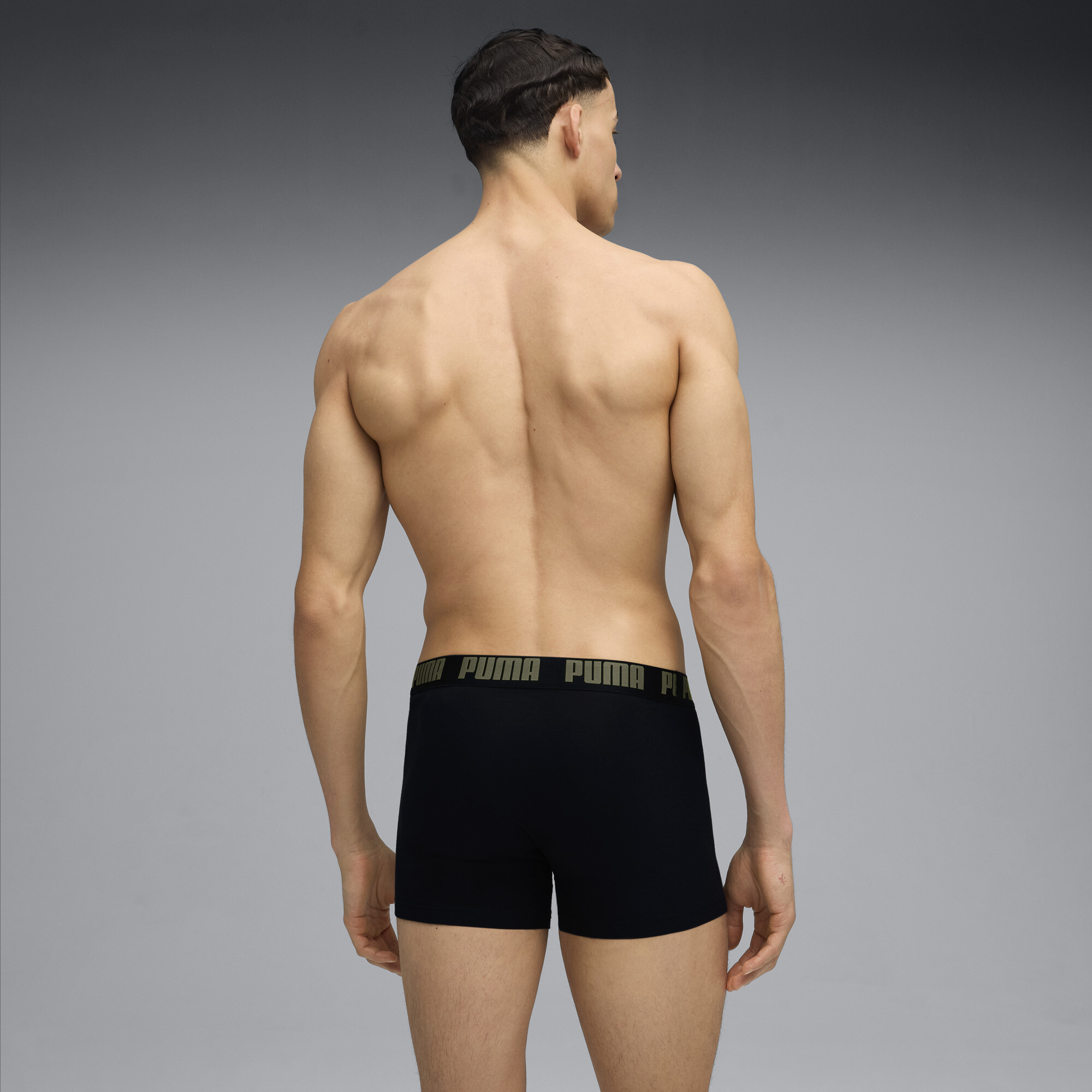 Licence Puma Boxershorts 2er-Pack Herren | Forest Night Tonal | Größe: 4