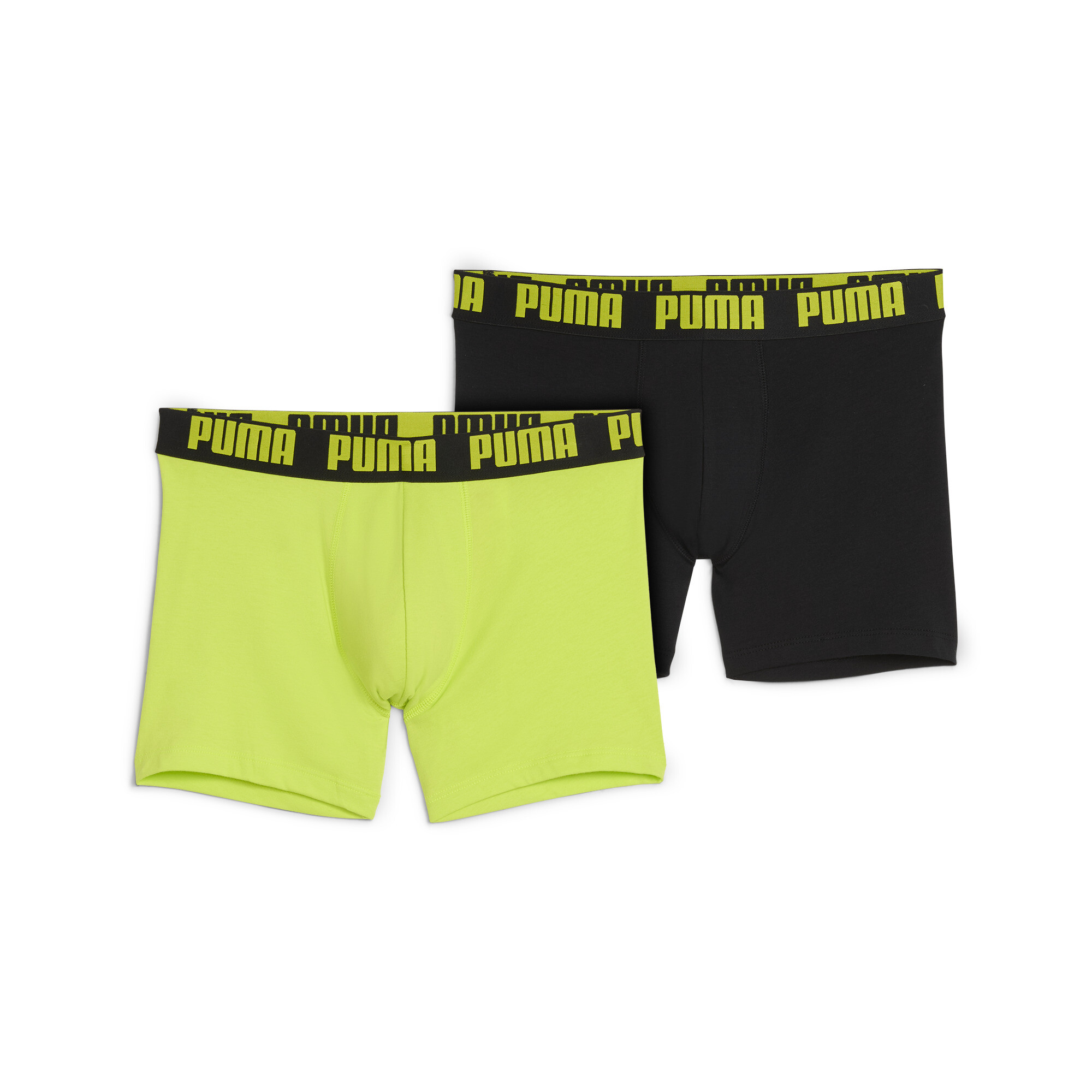 Men's Puma's Boxer Briefs 2 Pack, Green, Size 3, Clothing