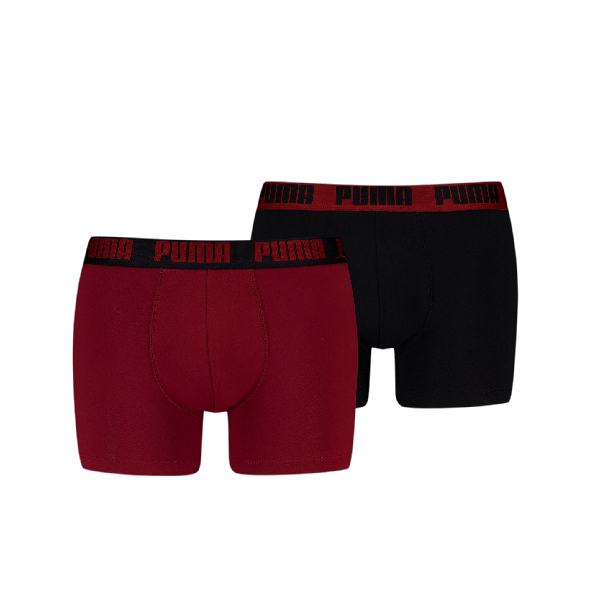 Licence Puma Boxershorts 2er-Pack Herren | Burgundy | Größe: 4