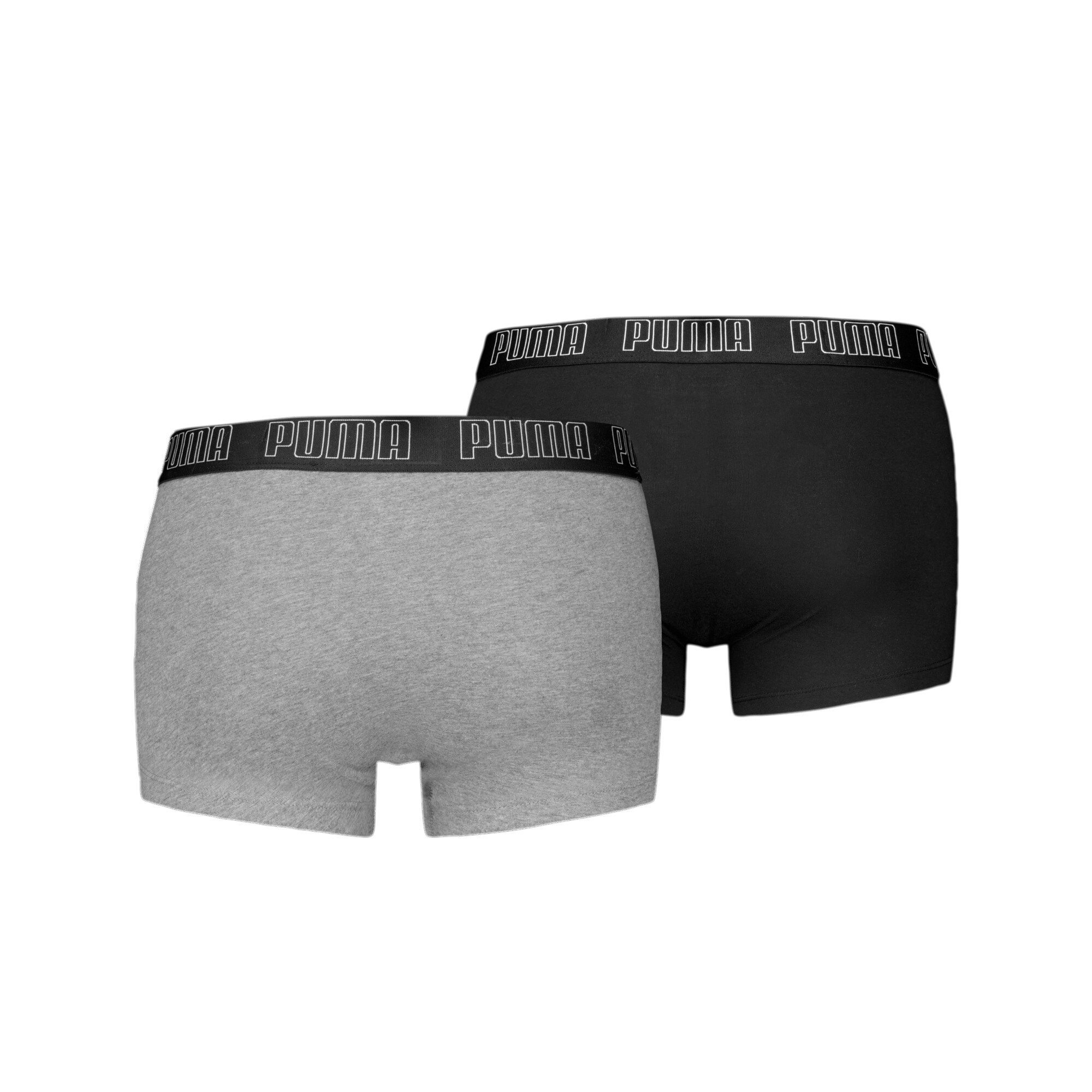 Men's Puma's Trunks 2 Pack, Gray, Size 4, Clothing