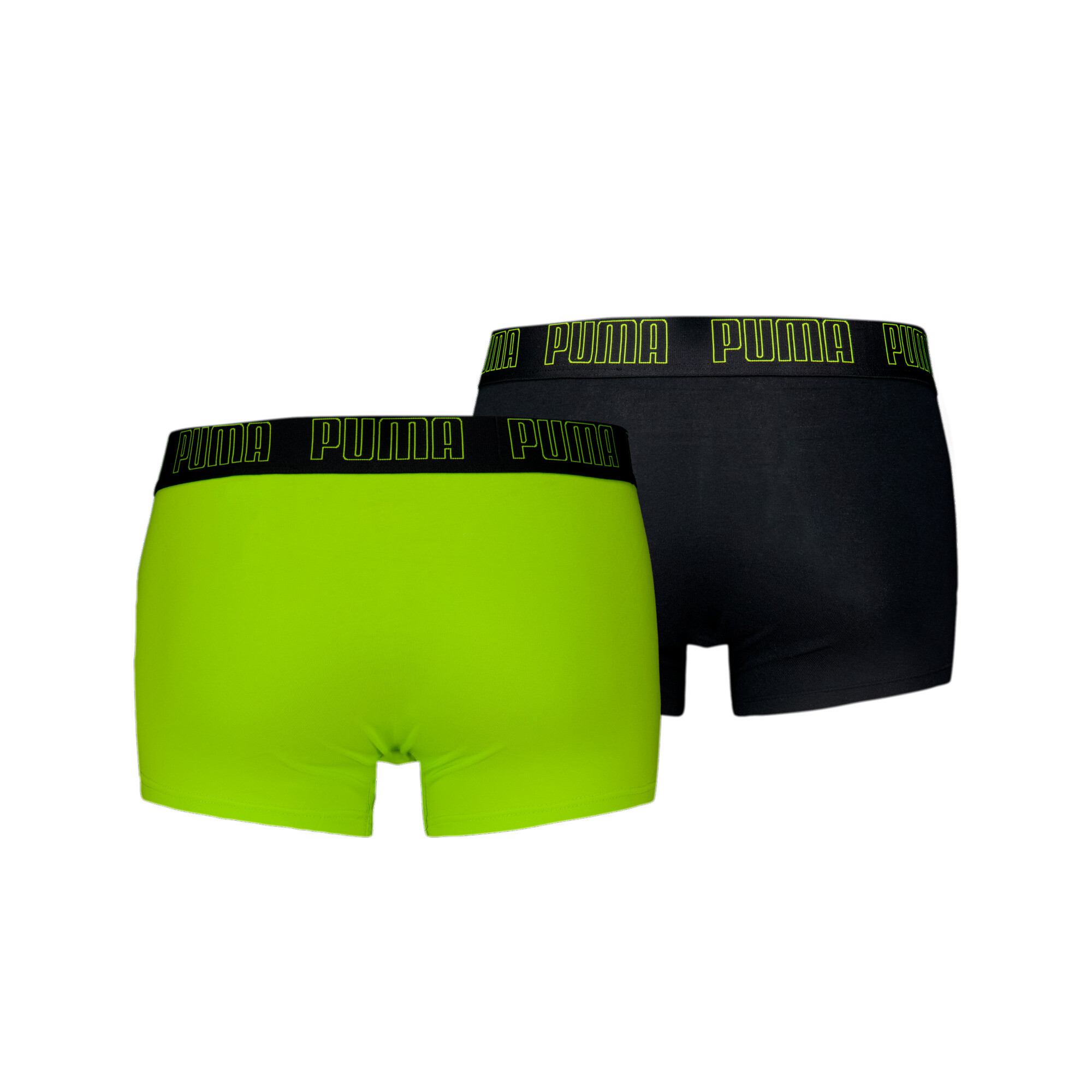 Men's Puma's Trunks 2 Pack, Yellow, Size 4, Clothing