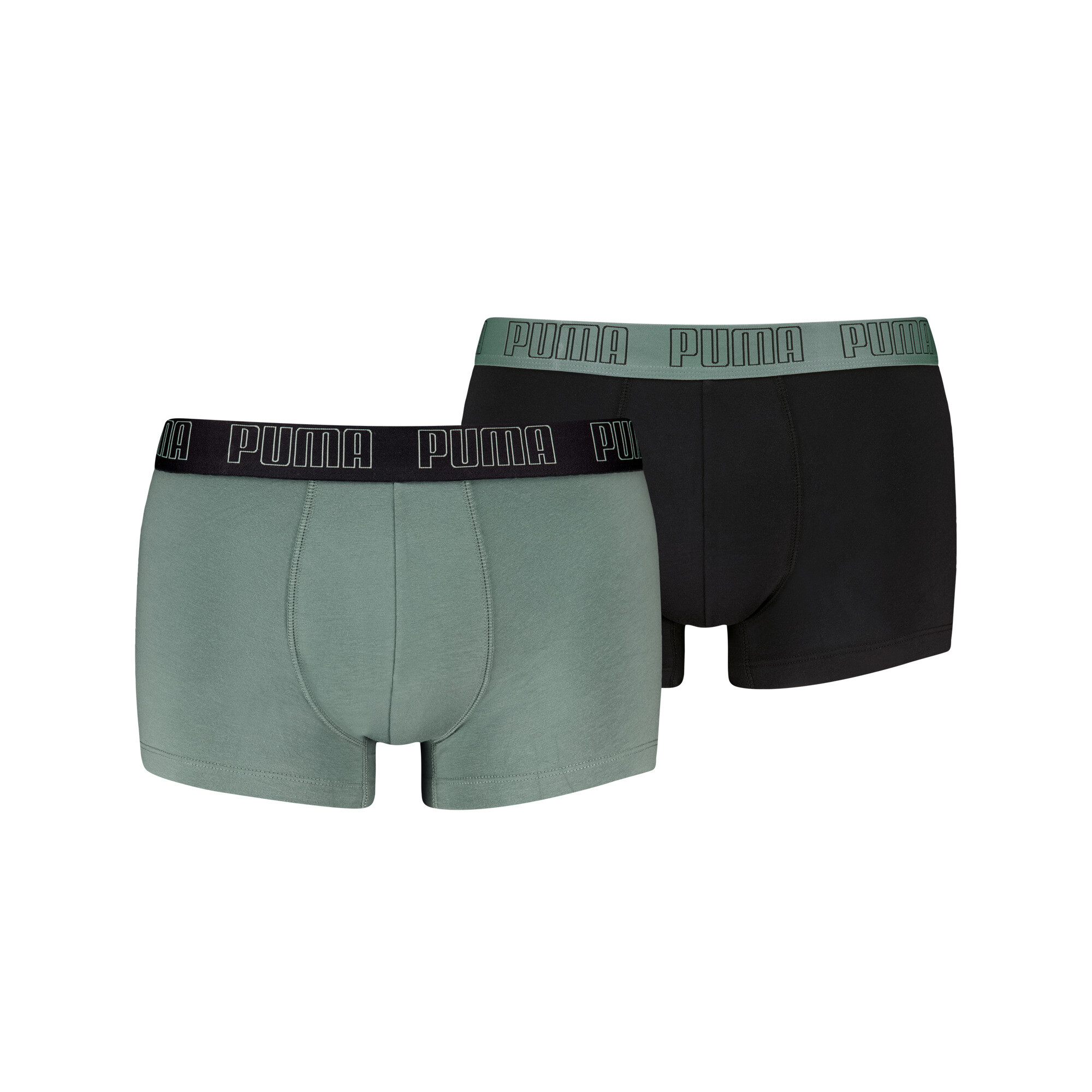 Licence Puma Trunks 2er-Pack Herren | Olive Green/Black | Größe: 5