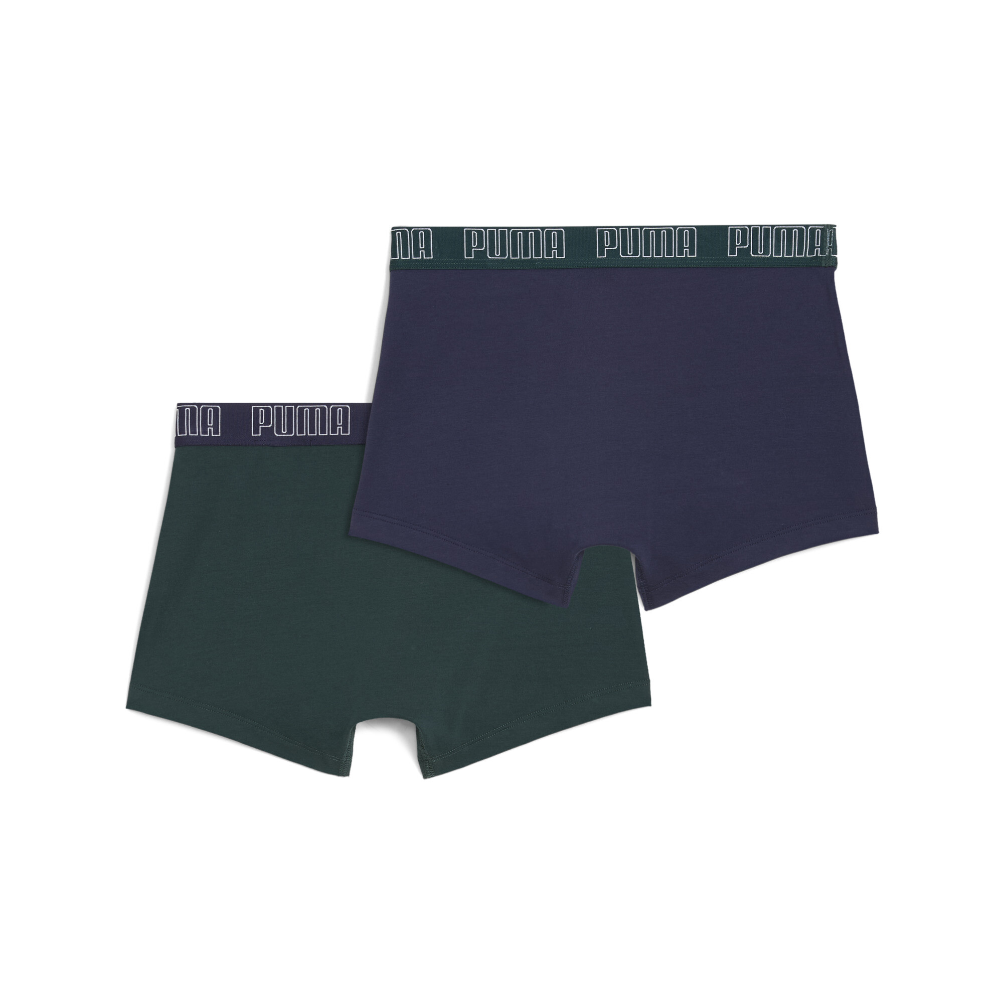 PUMA korte boxershort voor Heren, Blauw/Groen, Maat 4 thumbnail 2