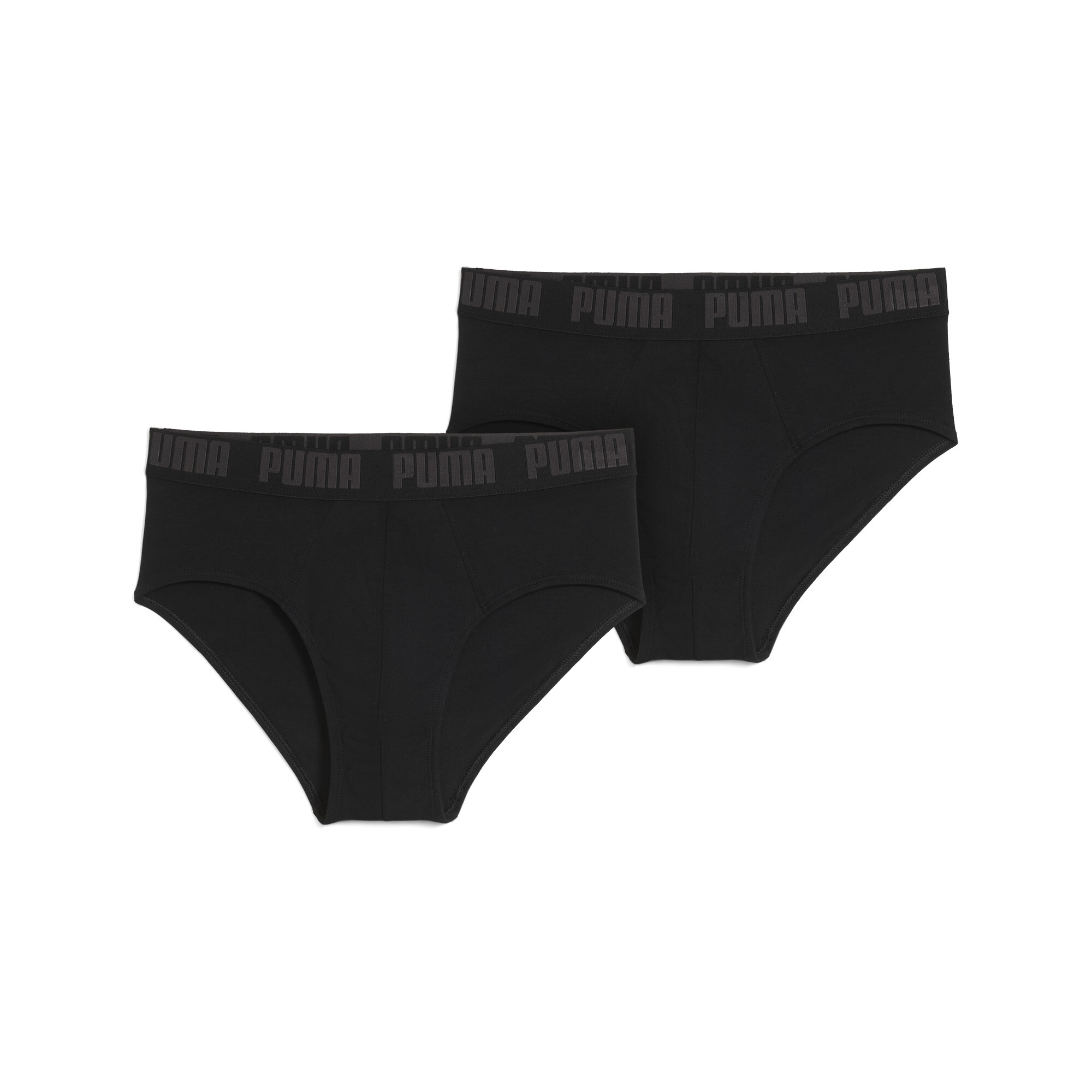 Men's Puma's Briefs 2 Pack, Black, Clothing