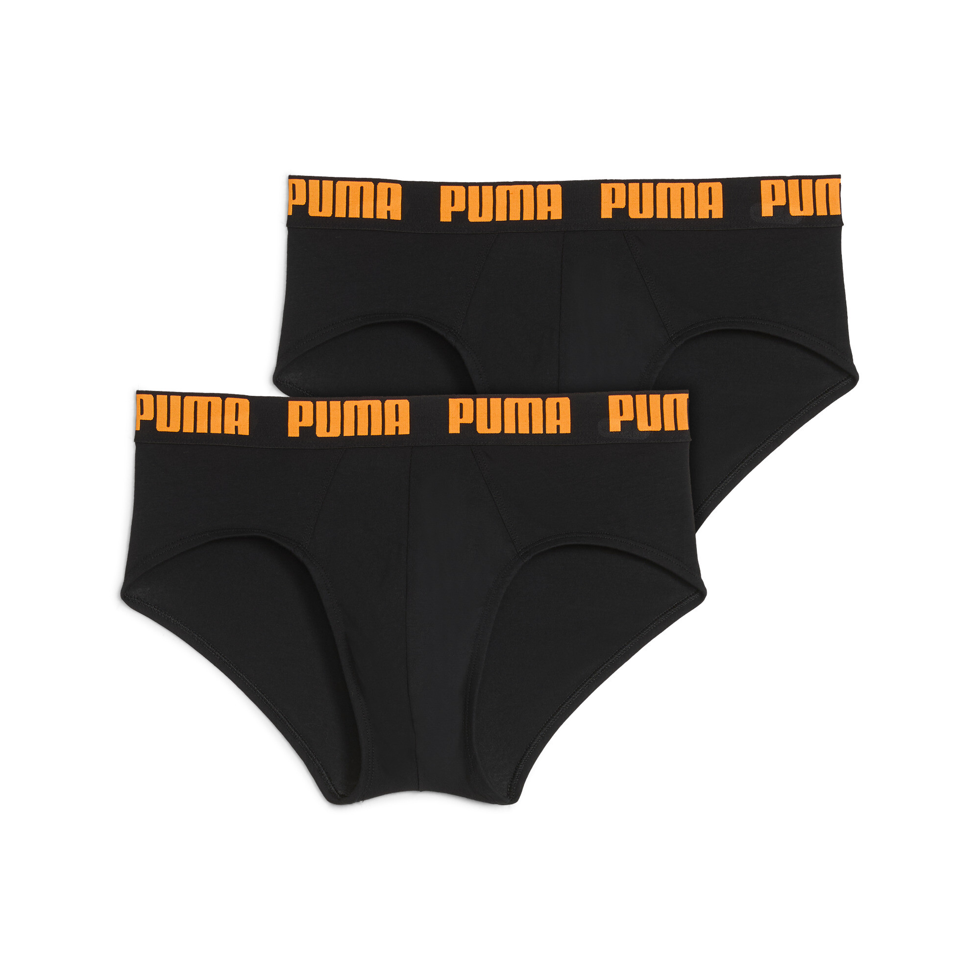 Licence Puma Slips 2er-Pack Herren | Black/Orange | Größe: 3