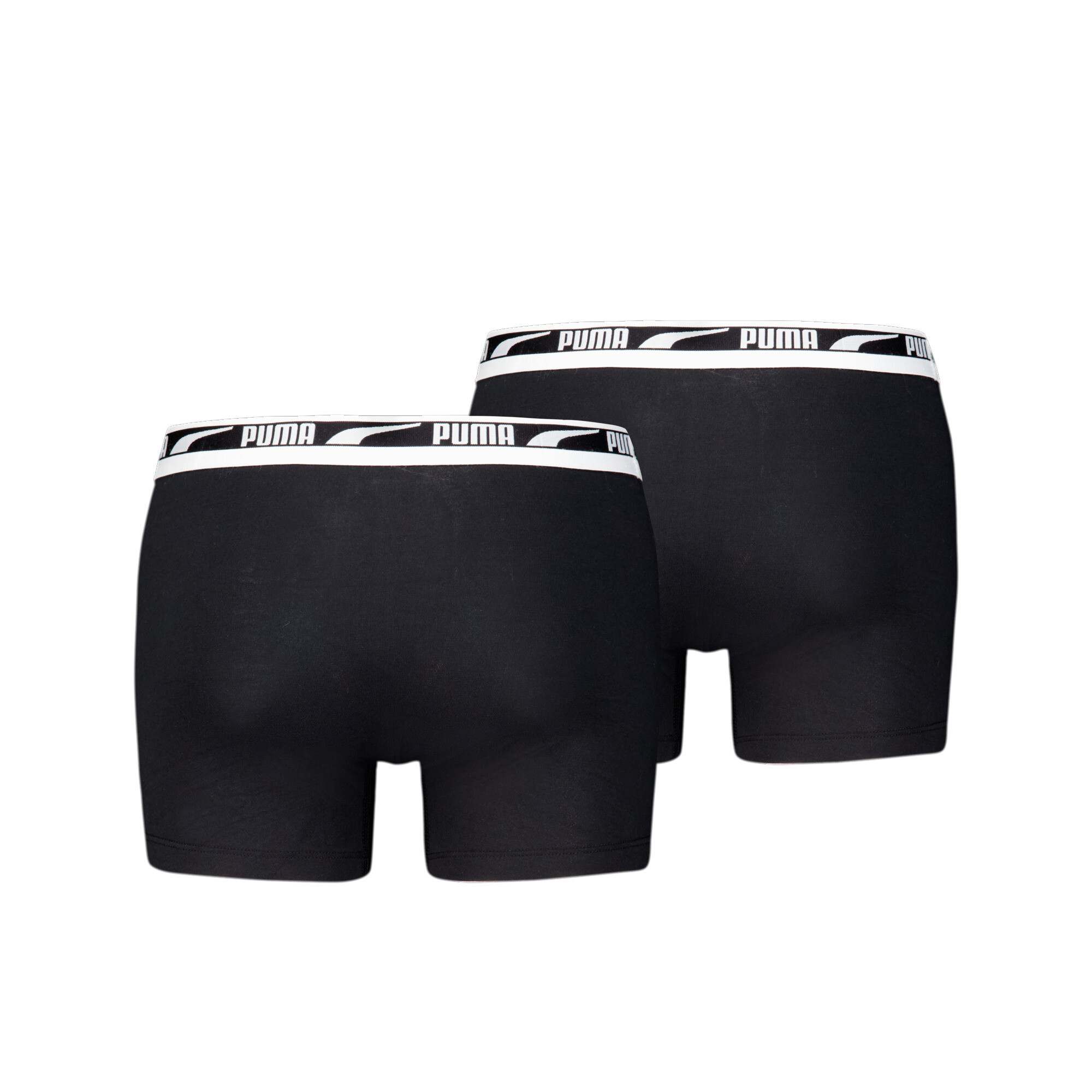 Puma Boxer Briefs 2 Pack, Black, Size 6, Clothing