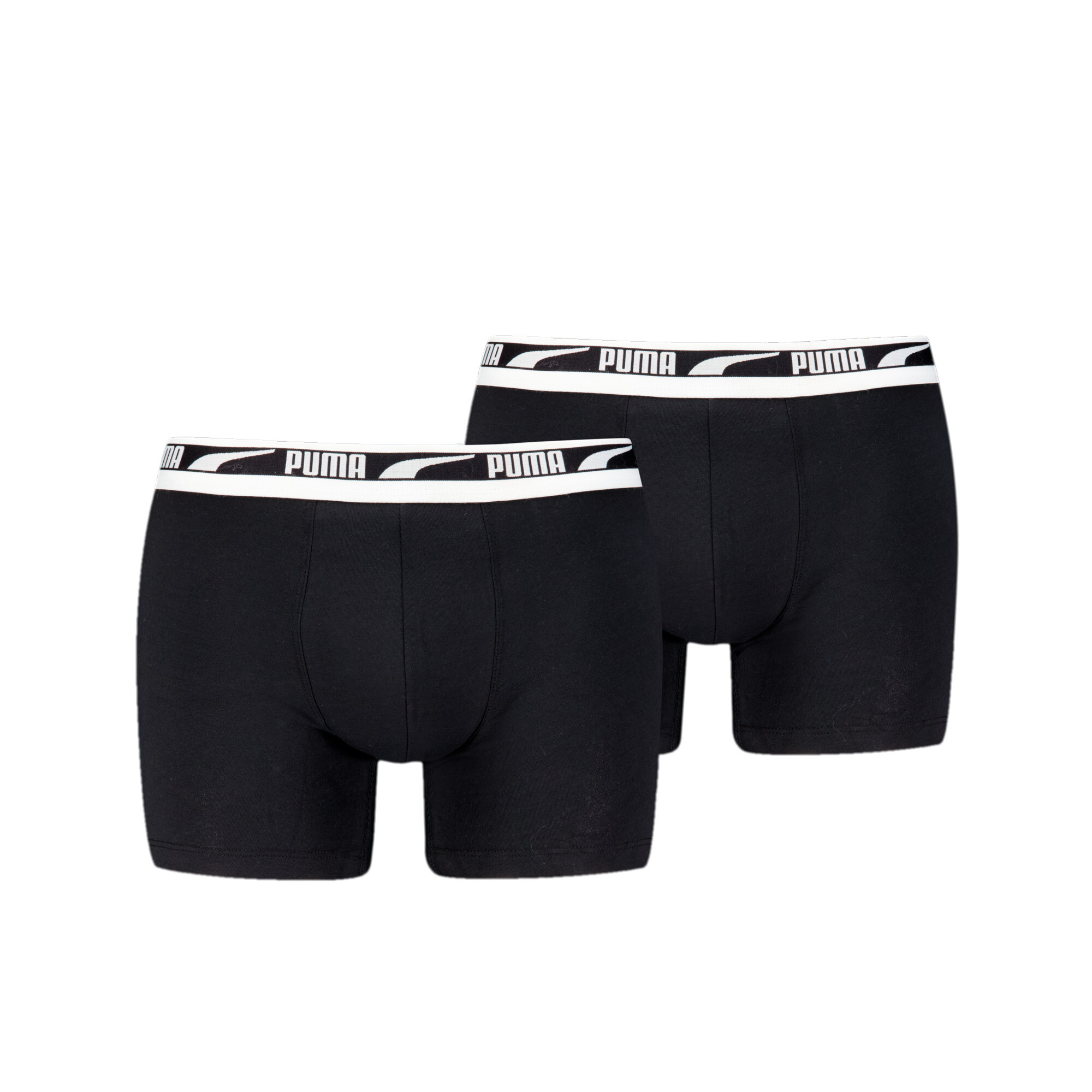 Puma Boxer Briefs 2 Pack, Black, Size 6, Clothing