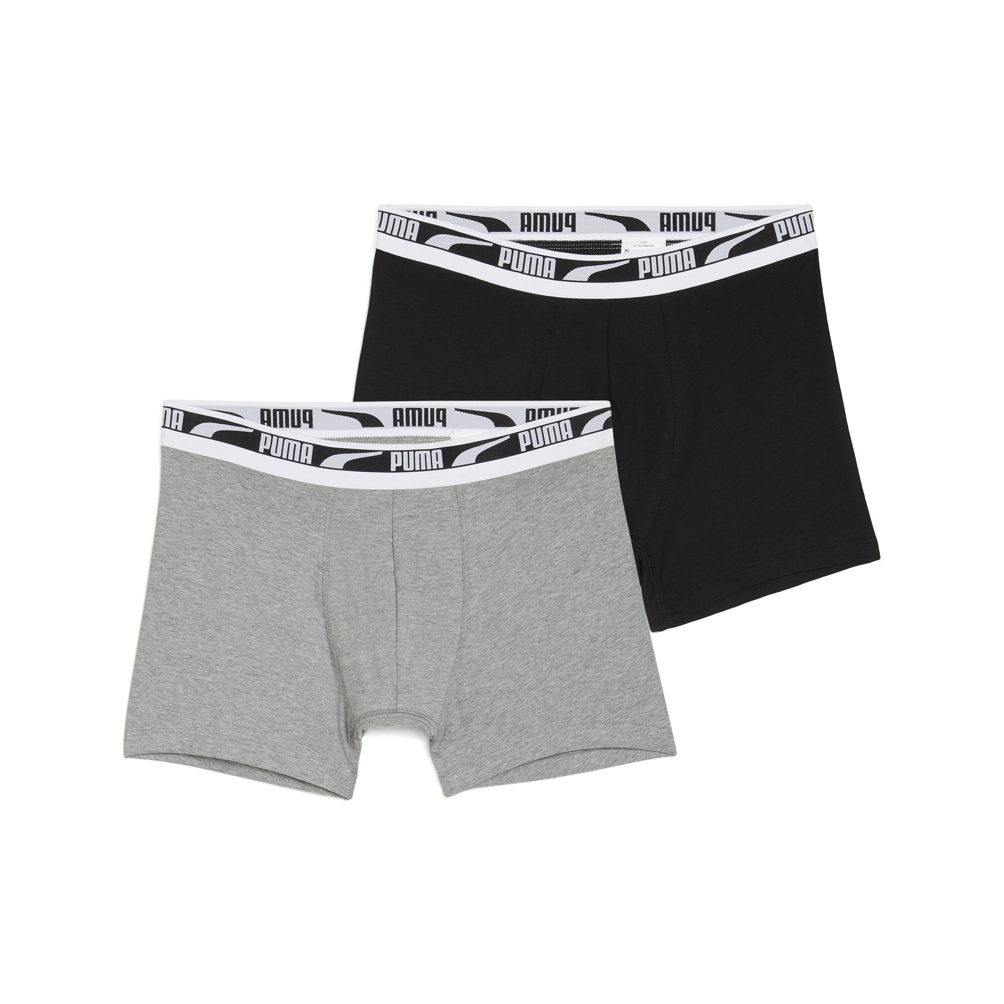 PUMA ACCESSOIRES - puma men everyday multi logo boxer - Grijs-Multicolour