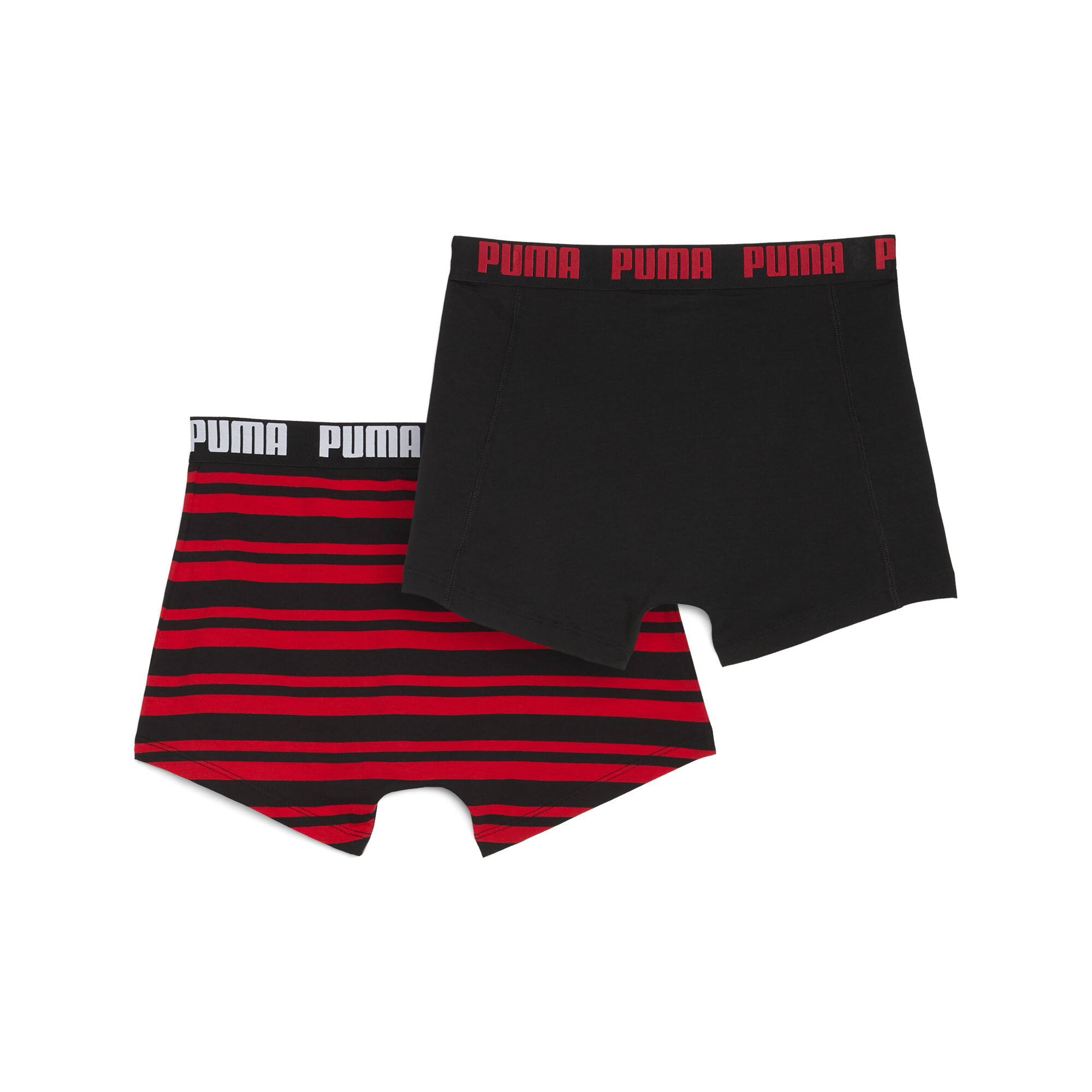 PUMA Everyday Heritage boxers voor Heren, Zwart/Rood, Maat 2 thumbnail 2