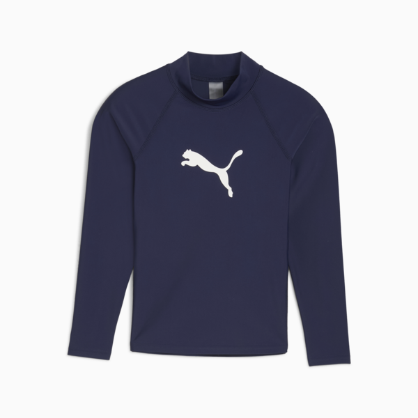 Playera para nadar niños (paquete de 1), navy, large-MEX