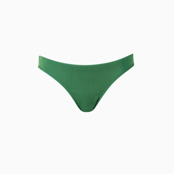 Traje de baño Puma Ribbed para mujer, green combo, large-MEX