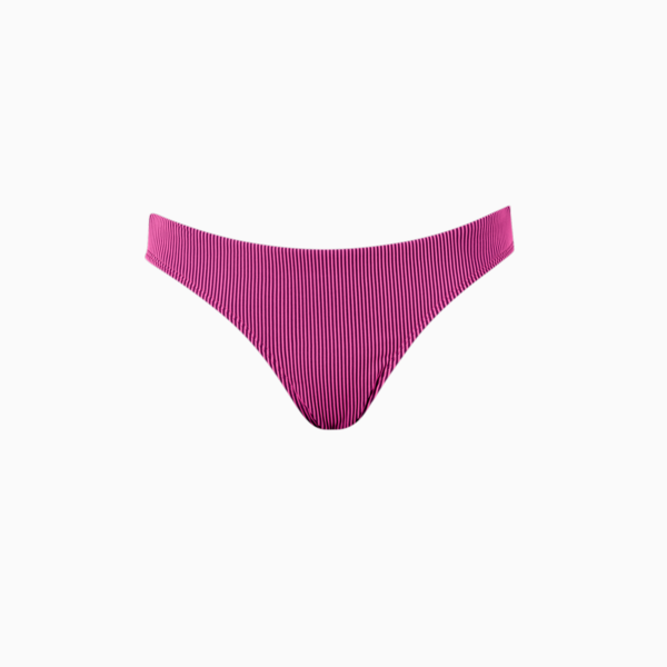 Traje de baño Puma Ribbed para mujer, pink combo, large-MEX