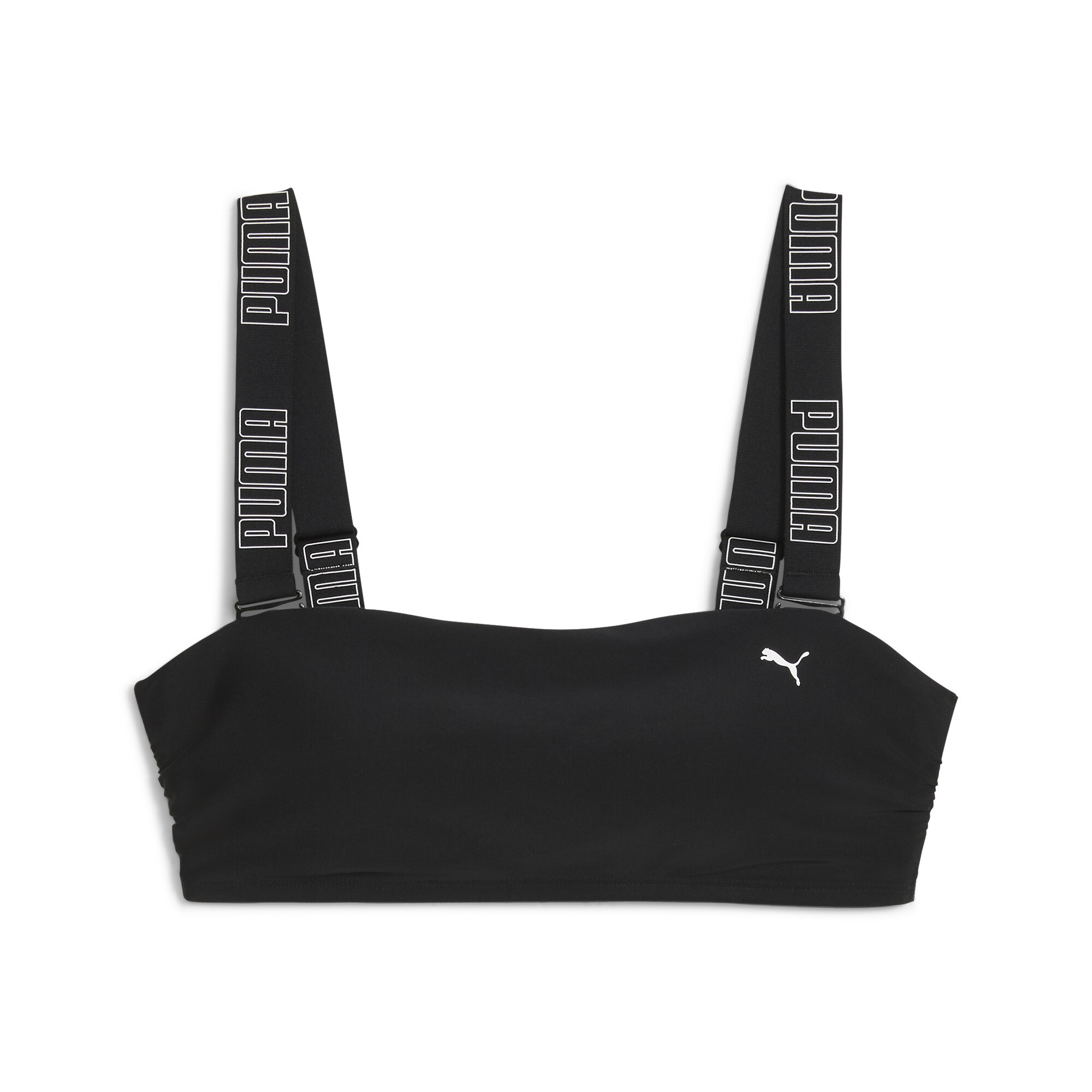 Women's Puma's Bandeau Top, Black, Size L, Clothing