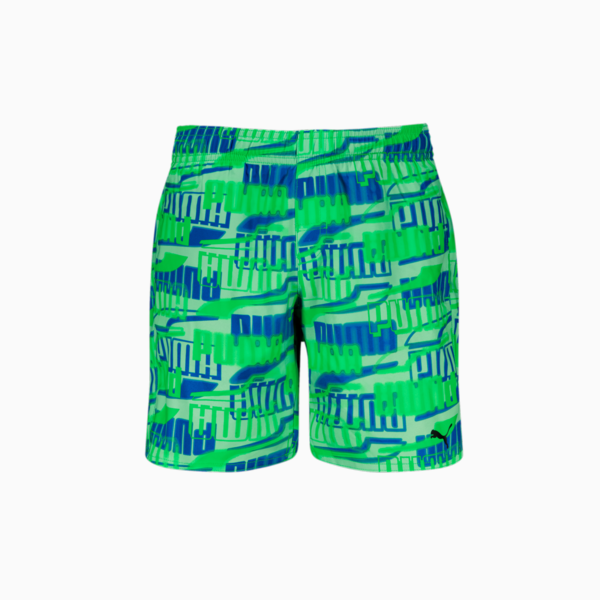 Traje de baño niño Puma Printed Logo, green combo, large-MEX