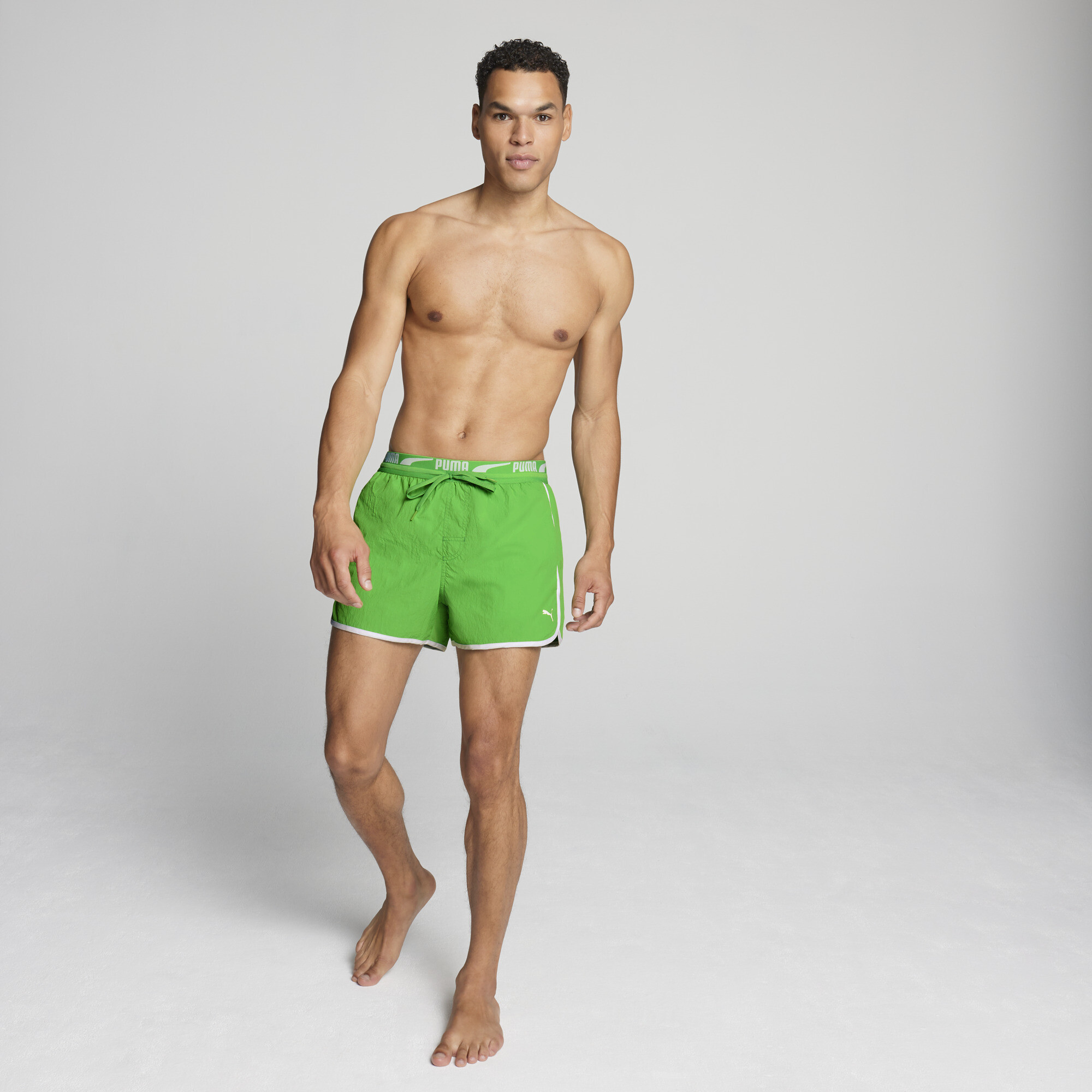 Men's Puma's Swim Shorts, Green, Size XXL, Clothing