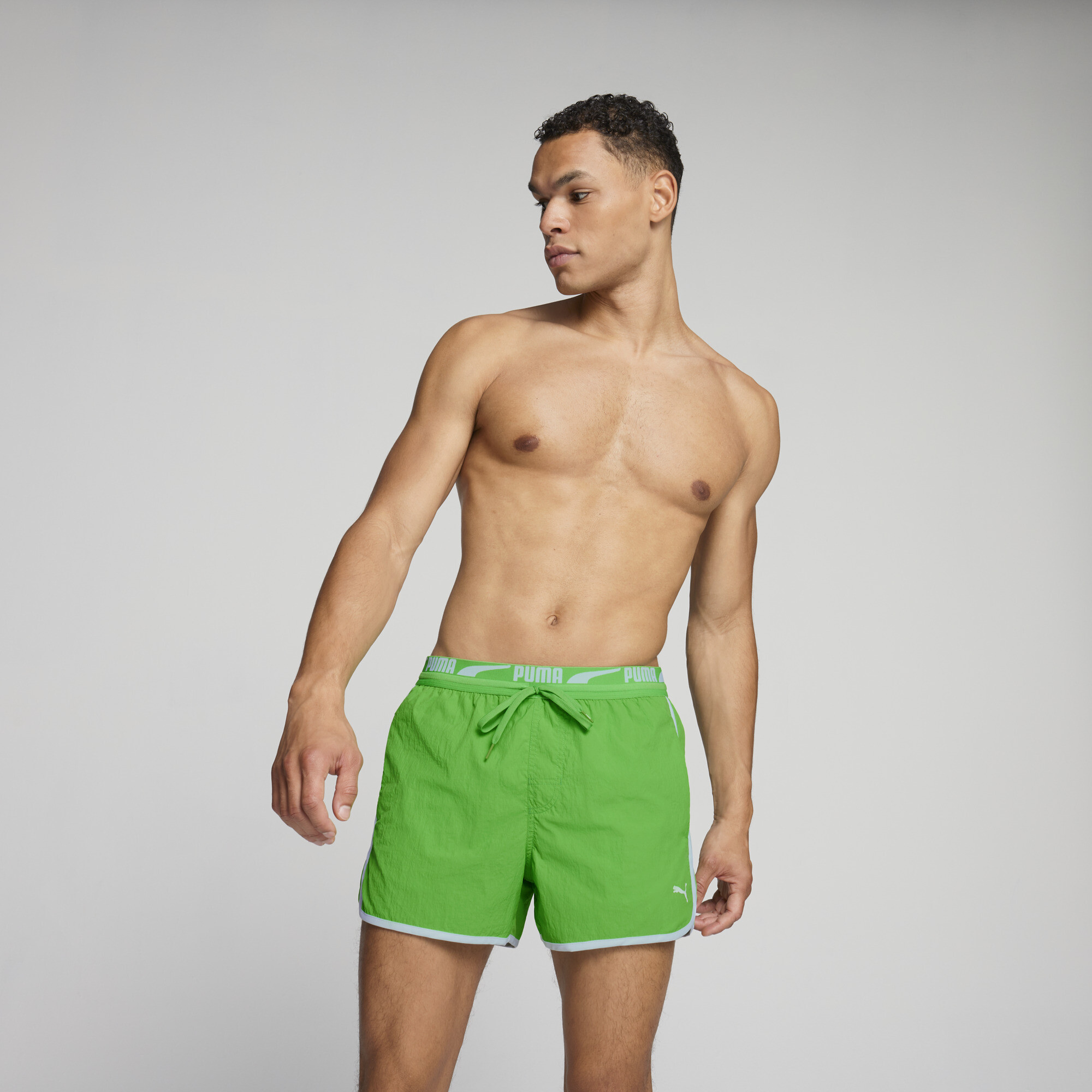 Men's Puma's Swim Shorts, Green, Size XXL, Clothing