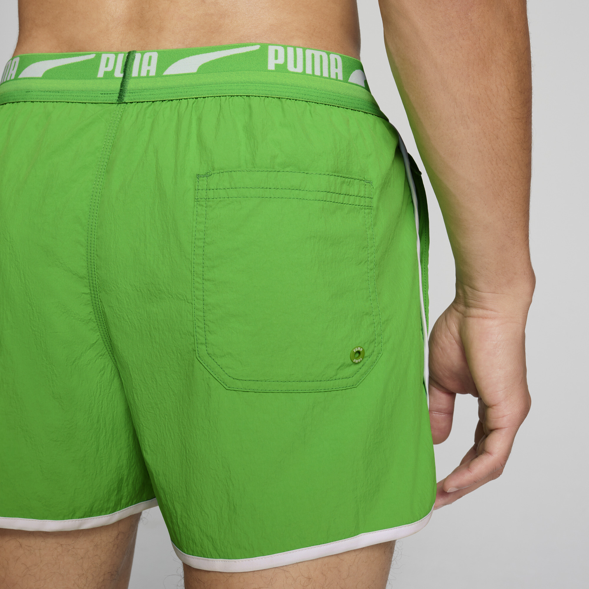 Men's Puma's Swim Shorts, Green, Size XXL, Clothing