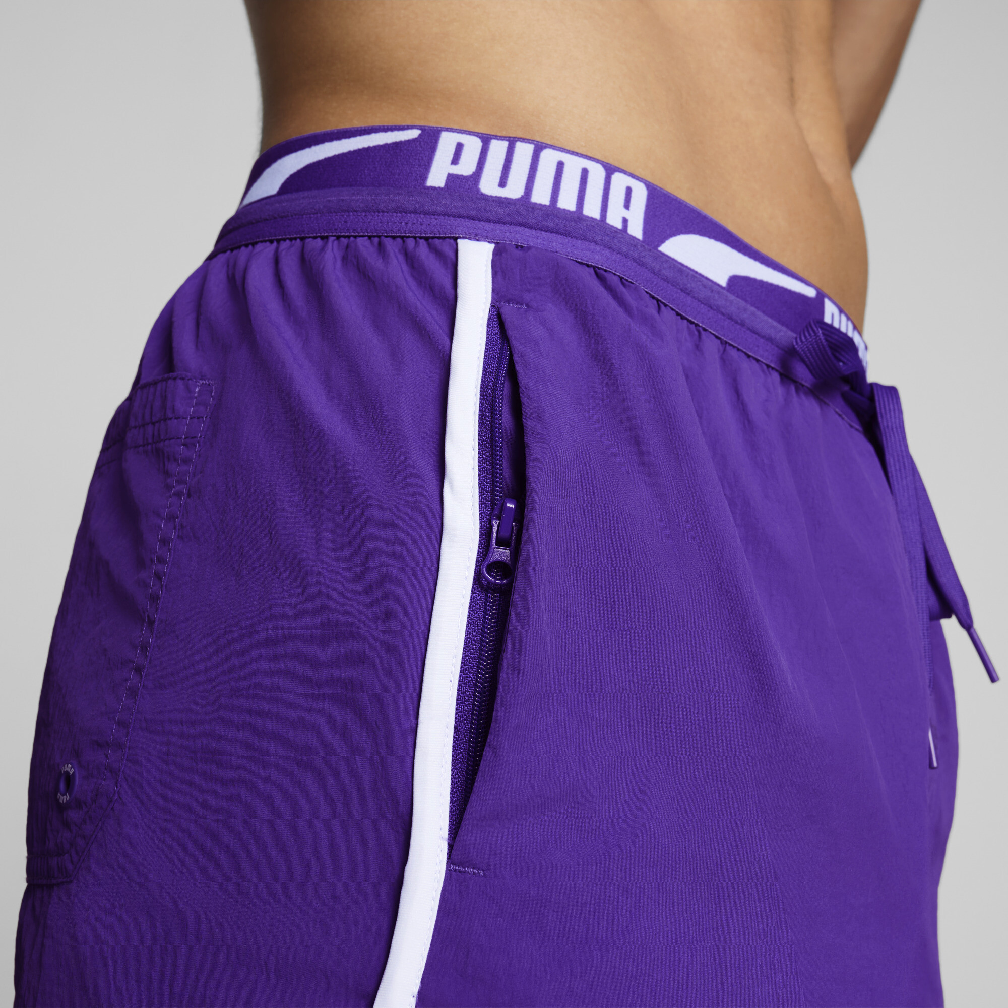 Men's Puma's Swim Shorts, Purple, Size XS, Clothing