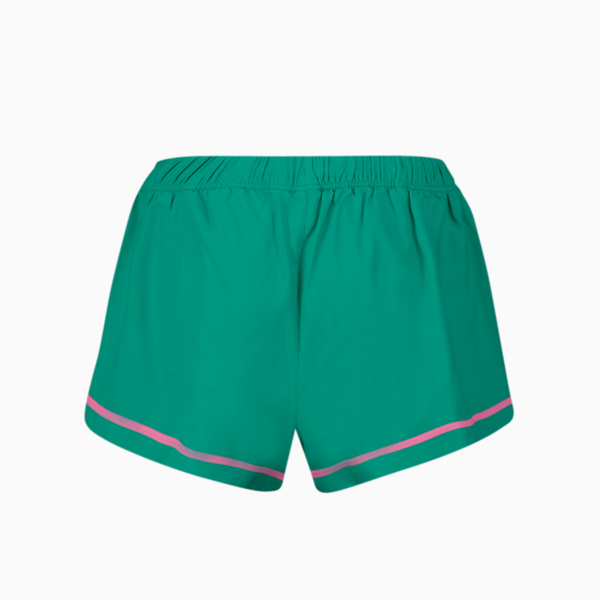 Traje de baño tipo short PUMA para mujer, green combo, large-MEX