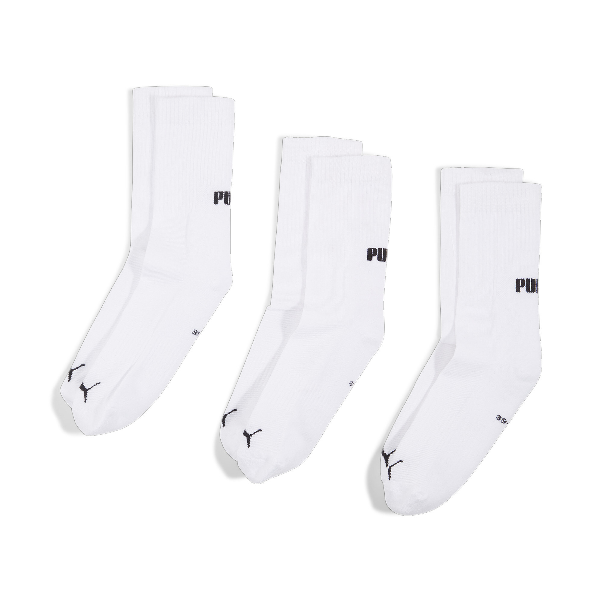 Licence Puma Crew-Socken 3er-Pack Unisex | White | Größe: 43-46