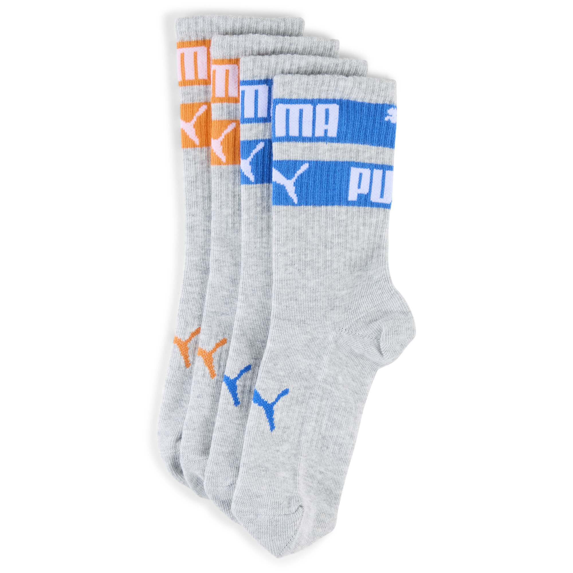 Puma Kids' Classic Socks 2 Pack, Gray, Size 31-34, Clothing