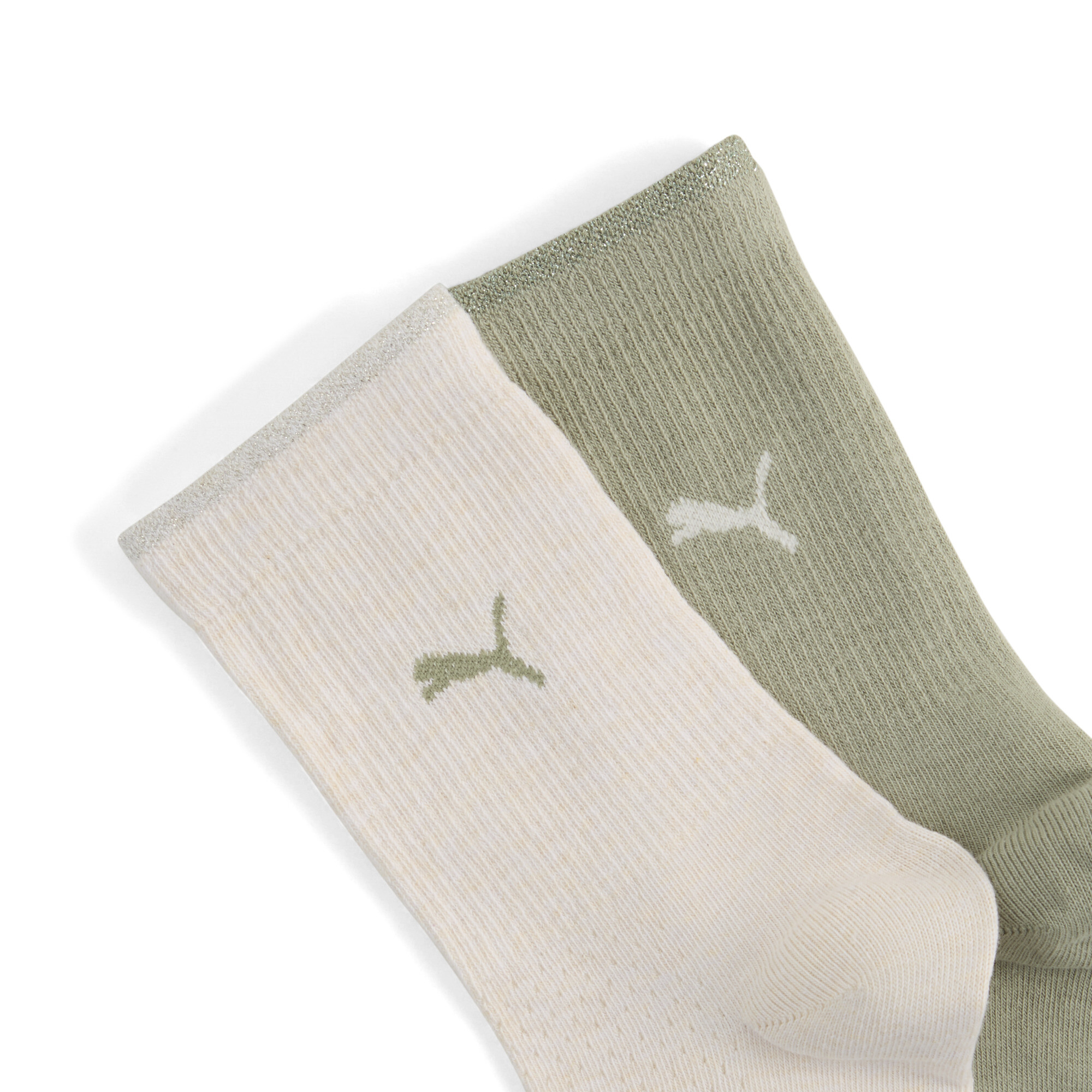 PUMA klassieke damessokken (set van 2 paar), Groen, Maat 35-38 thumbnail 2