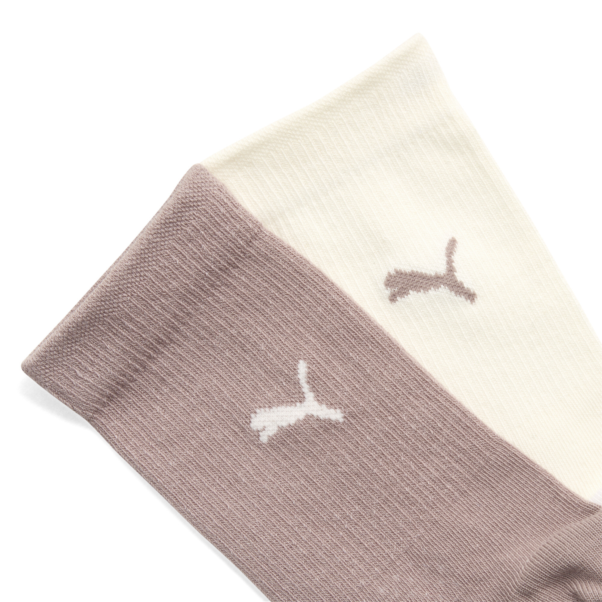 PUMA klassieke damessokken (set van 2 paar), Beige, Maat 39-42 thumbnail 2