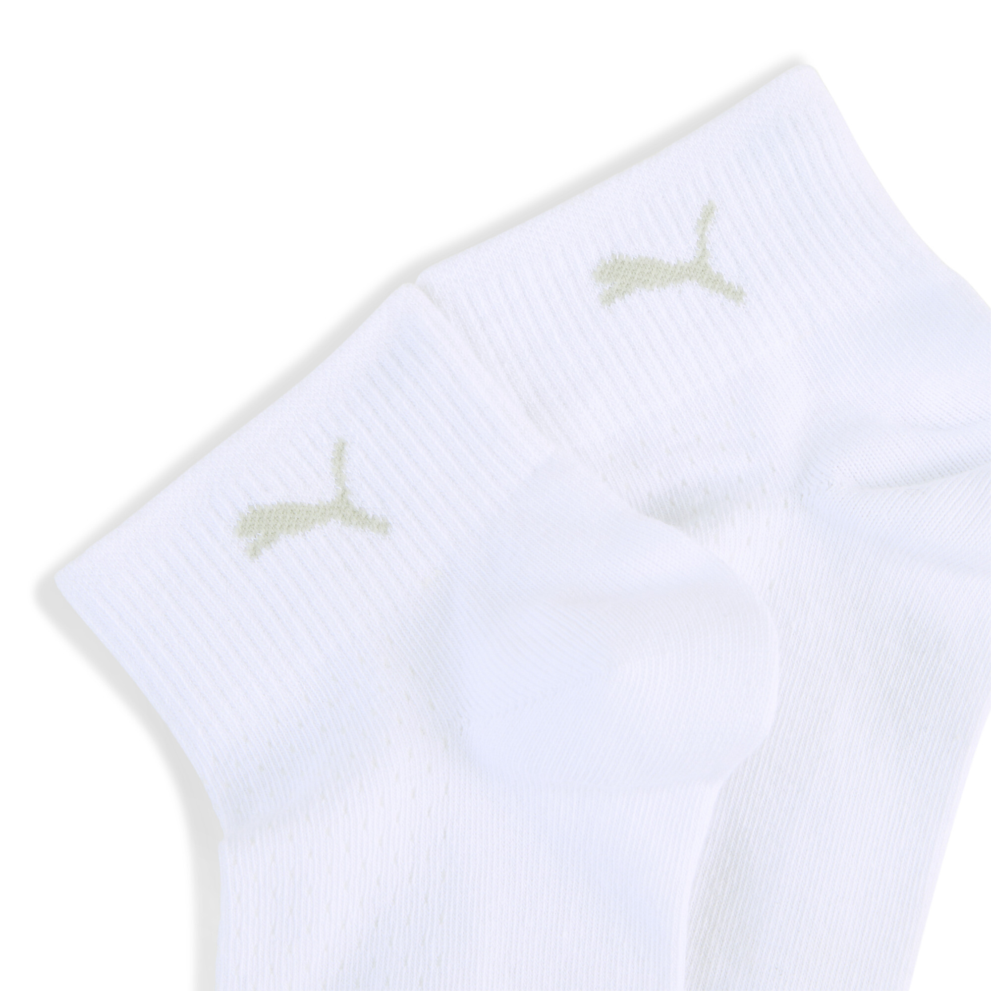 Women's Puma's Quarter Socks 2 Pack, White, Size 39-42, Women